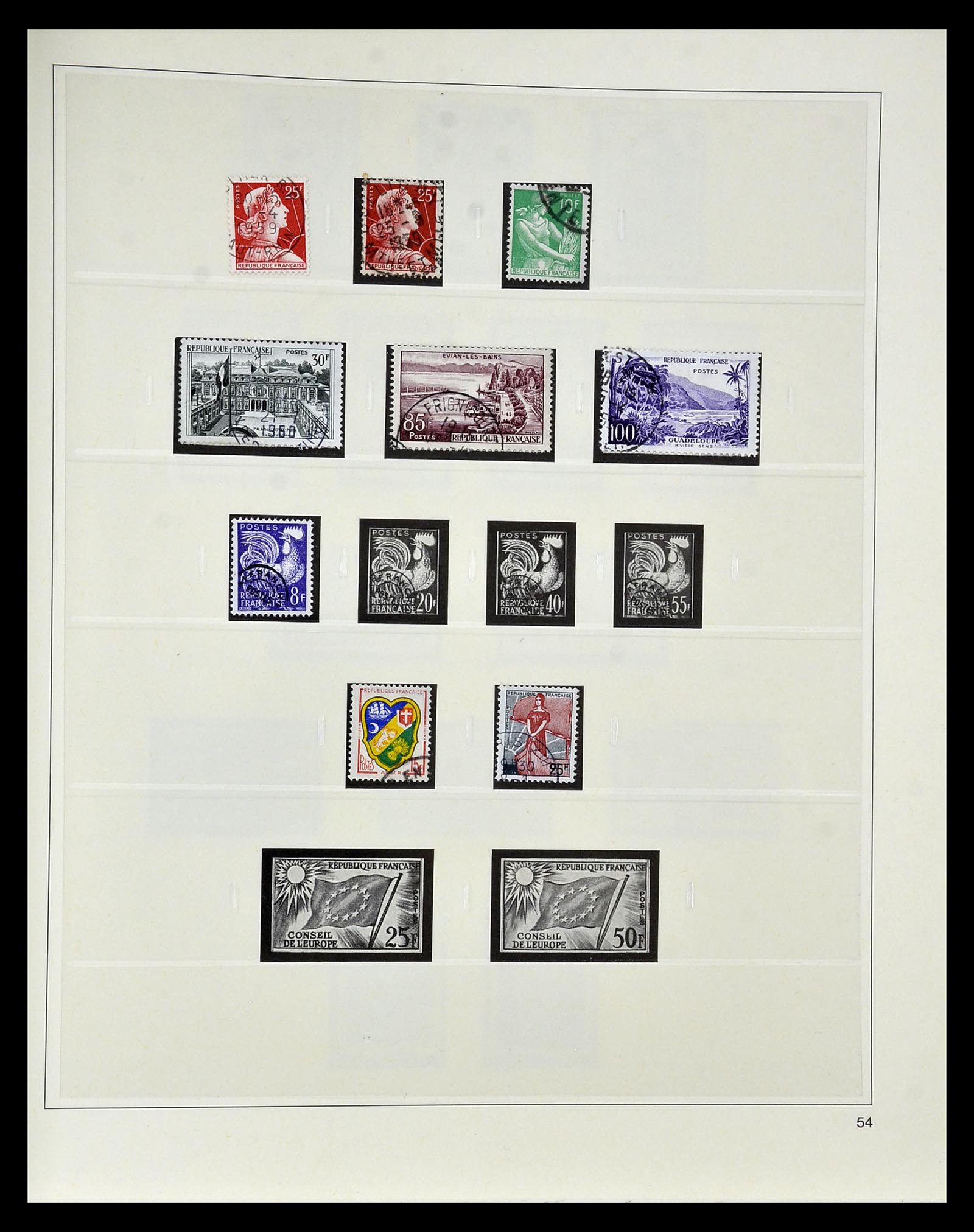 35025 080 - Postzegelverzameling 35025 Frankrijk 1849-2007.