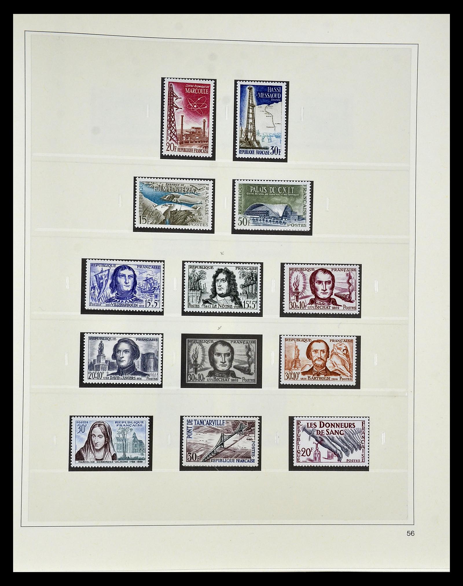 35025 082 - Postzegelverzameling 35025 Frankrijk 1849-2007.