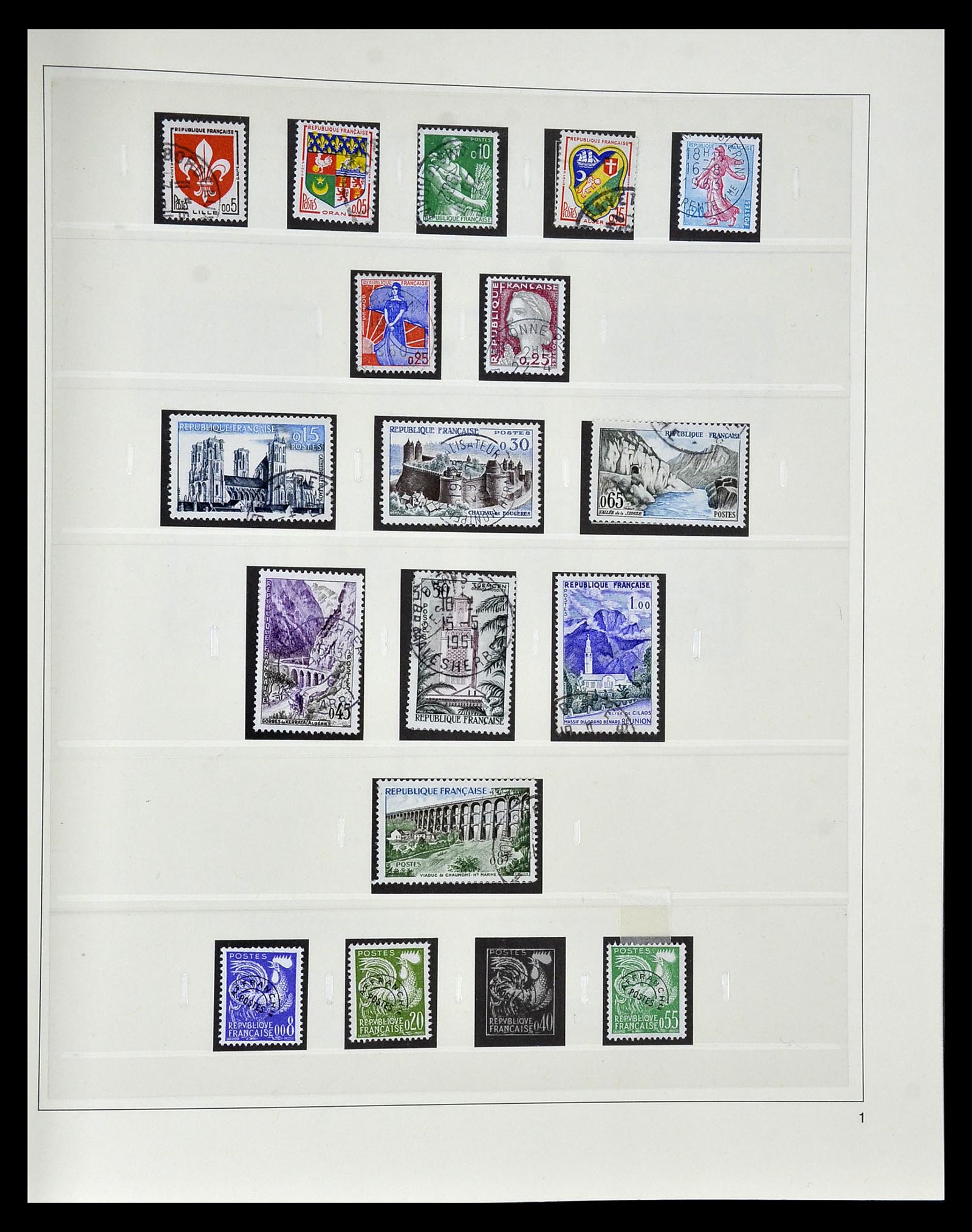 35025 086 - Postzegelverzameling 35025 Frankrijk 1849-2007.