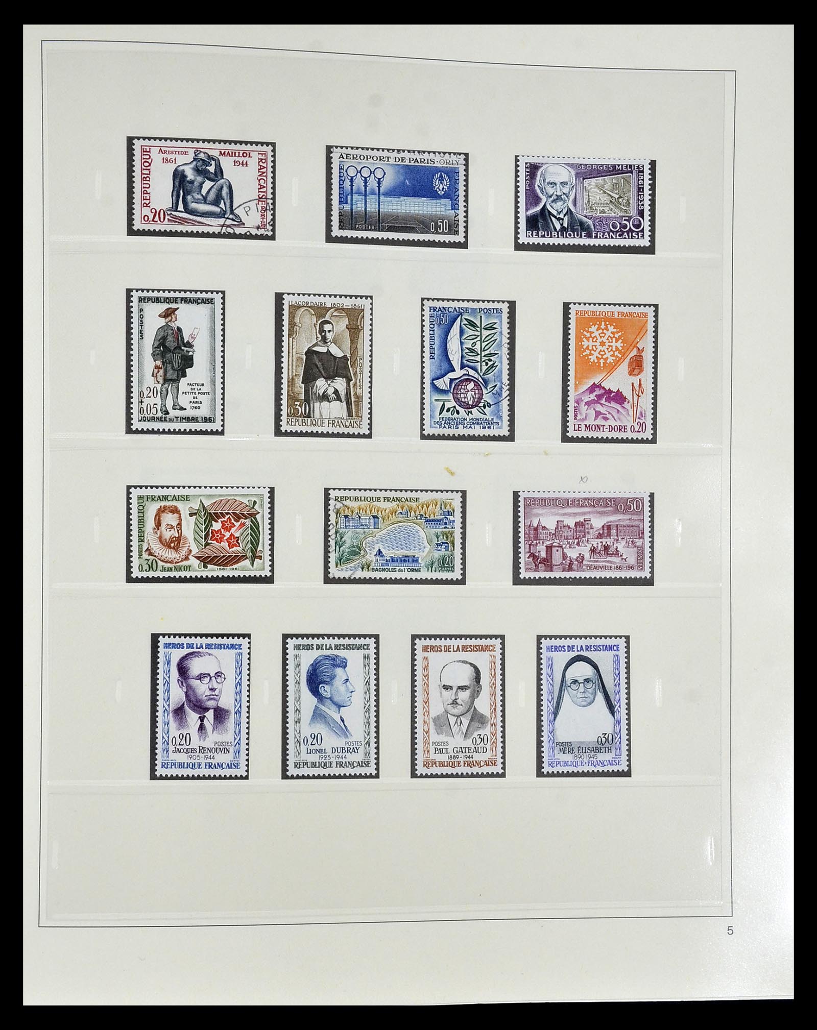 35025 090 - Postzegelverzameling 35025 Frankrijk 1849-2007.