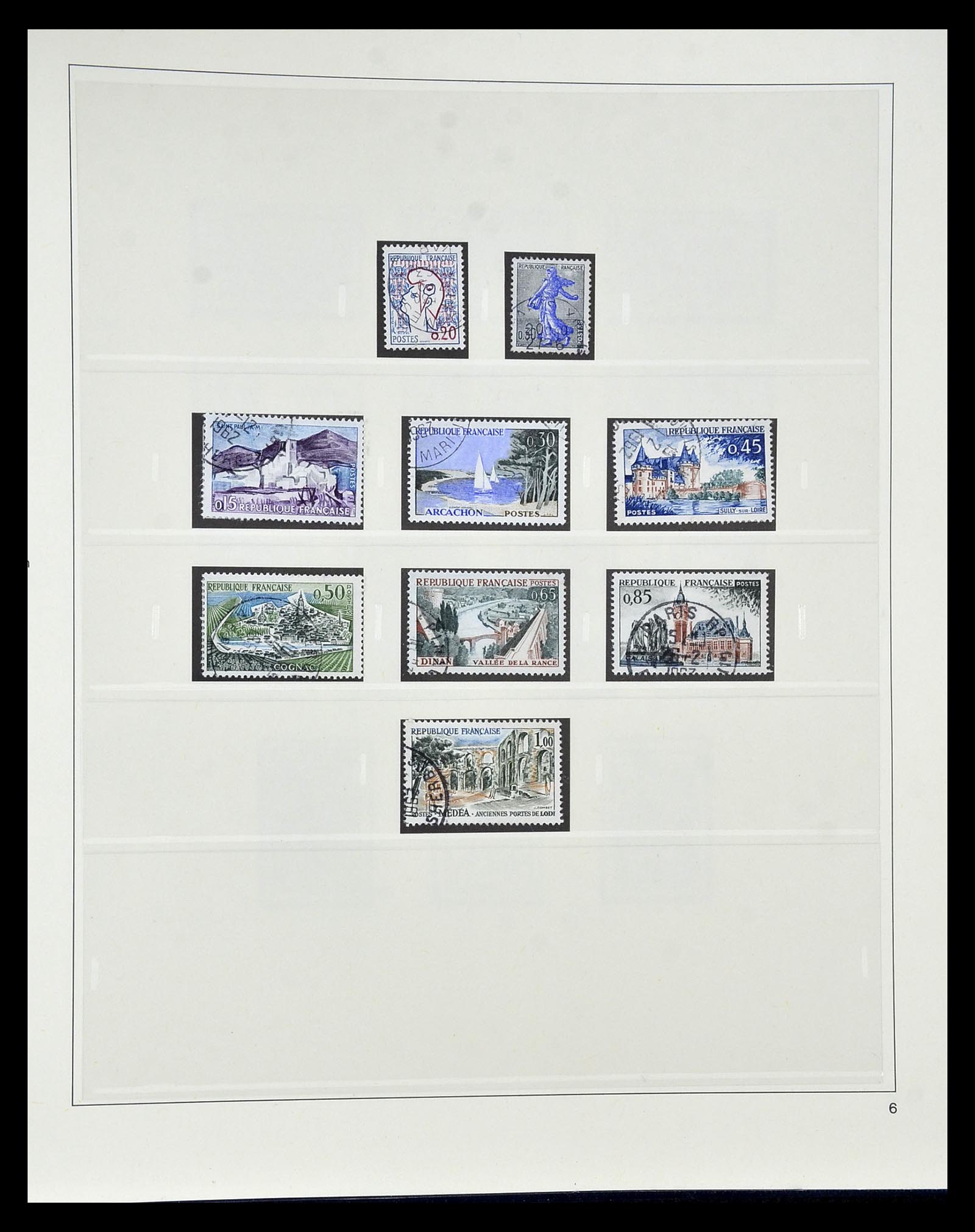 35025 091 - Postzegelverzameling 35025 Frankrijk 1849-2007.