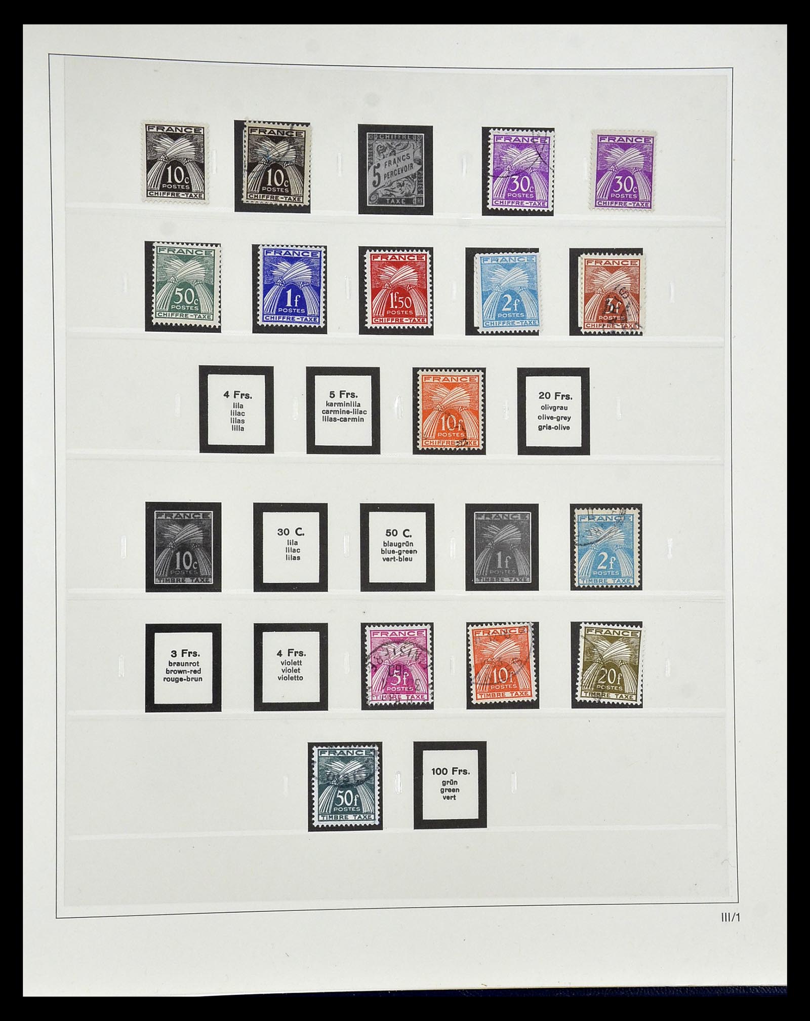 35025 097 - Postzegelverzameling 35025 Frankrijk 1849-2007.