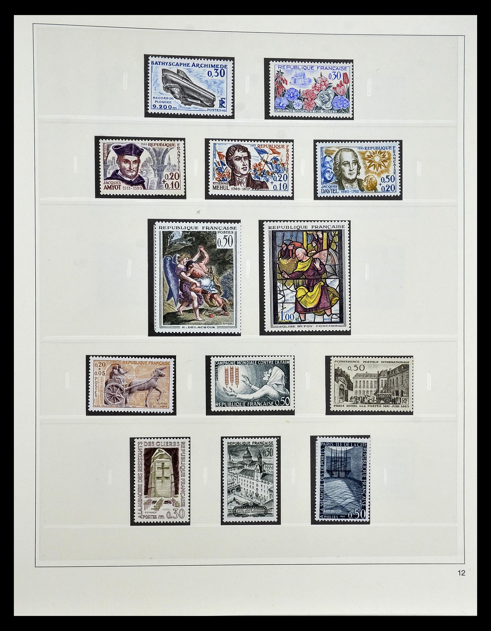 35025 098 - Postzegelverzameling 35025 Frankrijk 1849-2007.