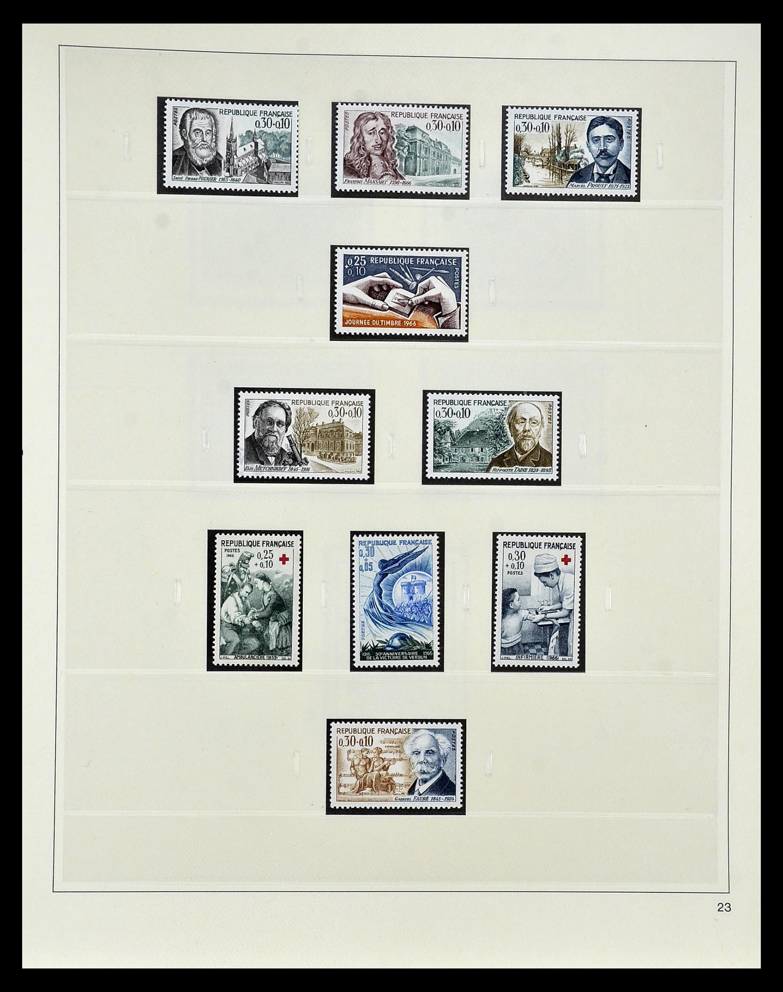 35025 109 - Postzegelverzameling 35025 Frankrijk 1849-2007.