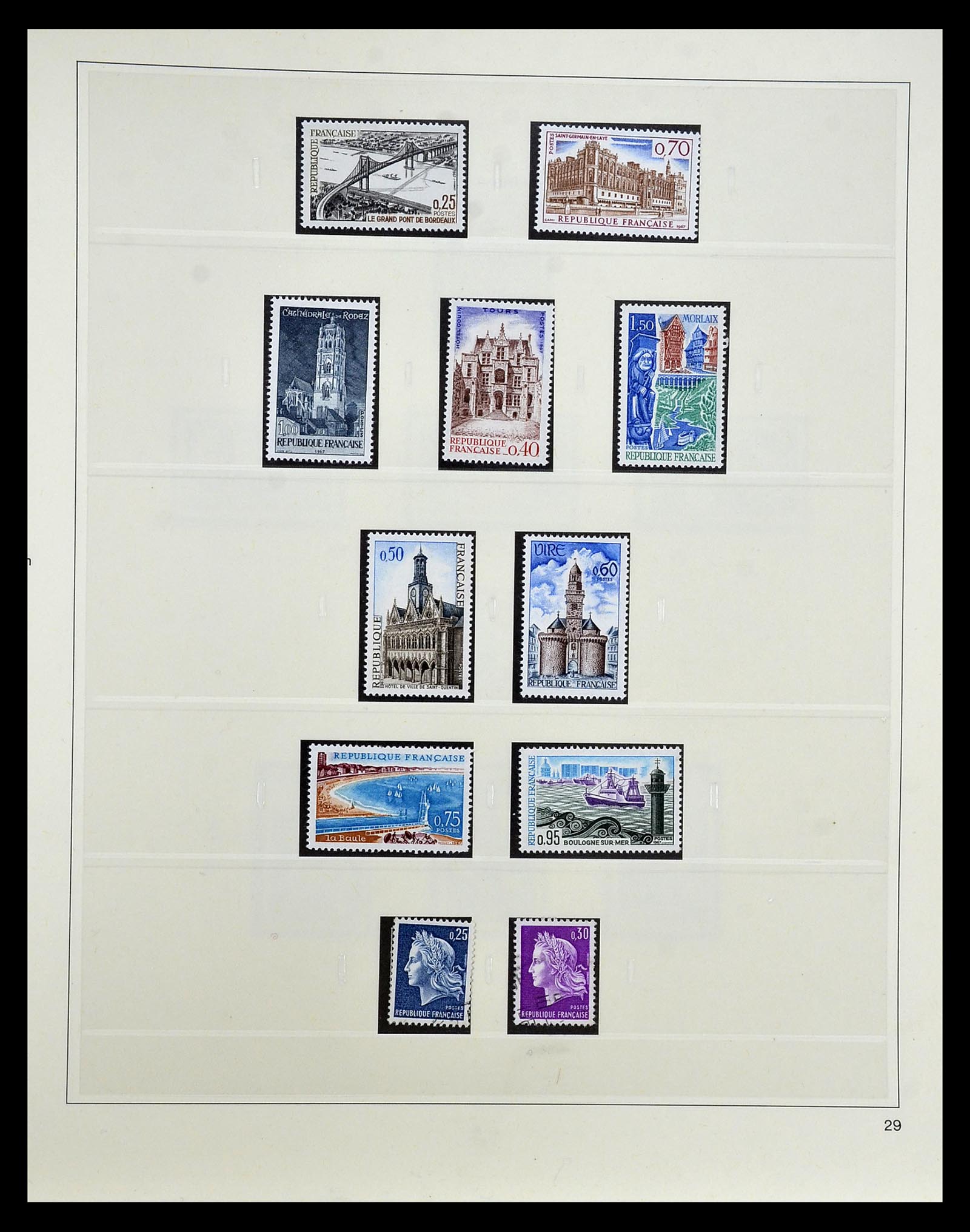 35025 115 - Postzegelverzameling 35025 Frankrijk 1849-2007.