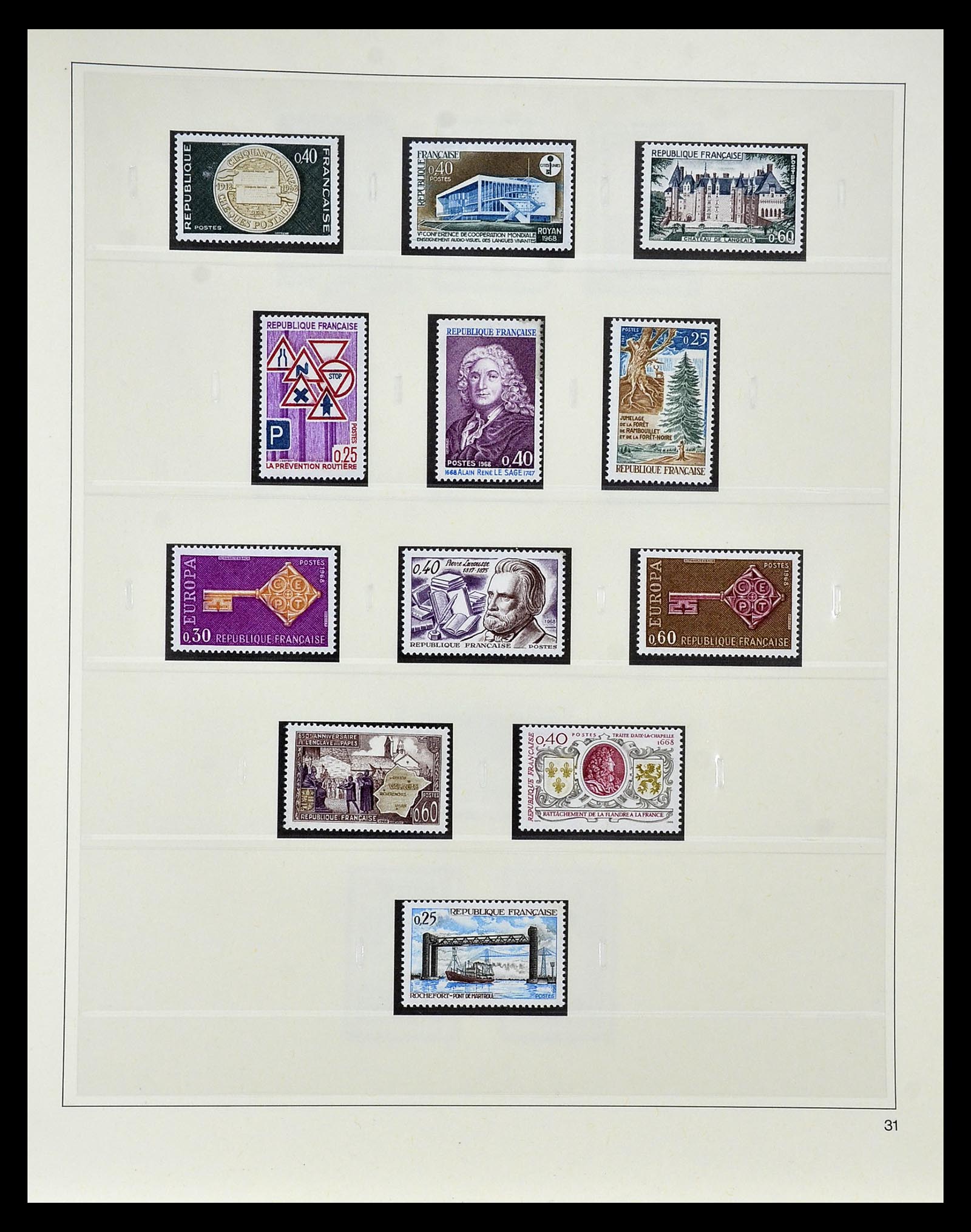 35025 117 - Postzegelverzameling 35025 Frankrijk 1849-2007.