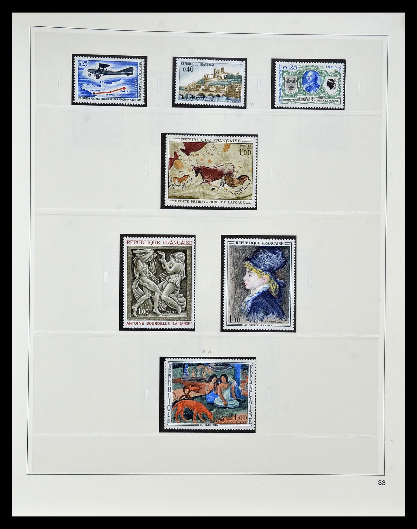 35025 119 - Postzegelverzameling 35025 Frankrijk 1849-2007.