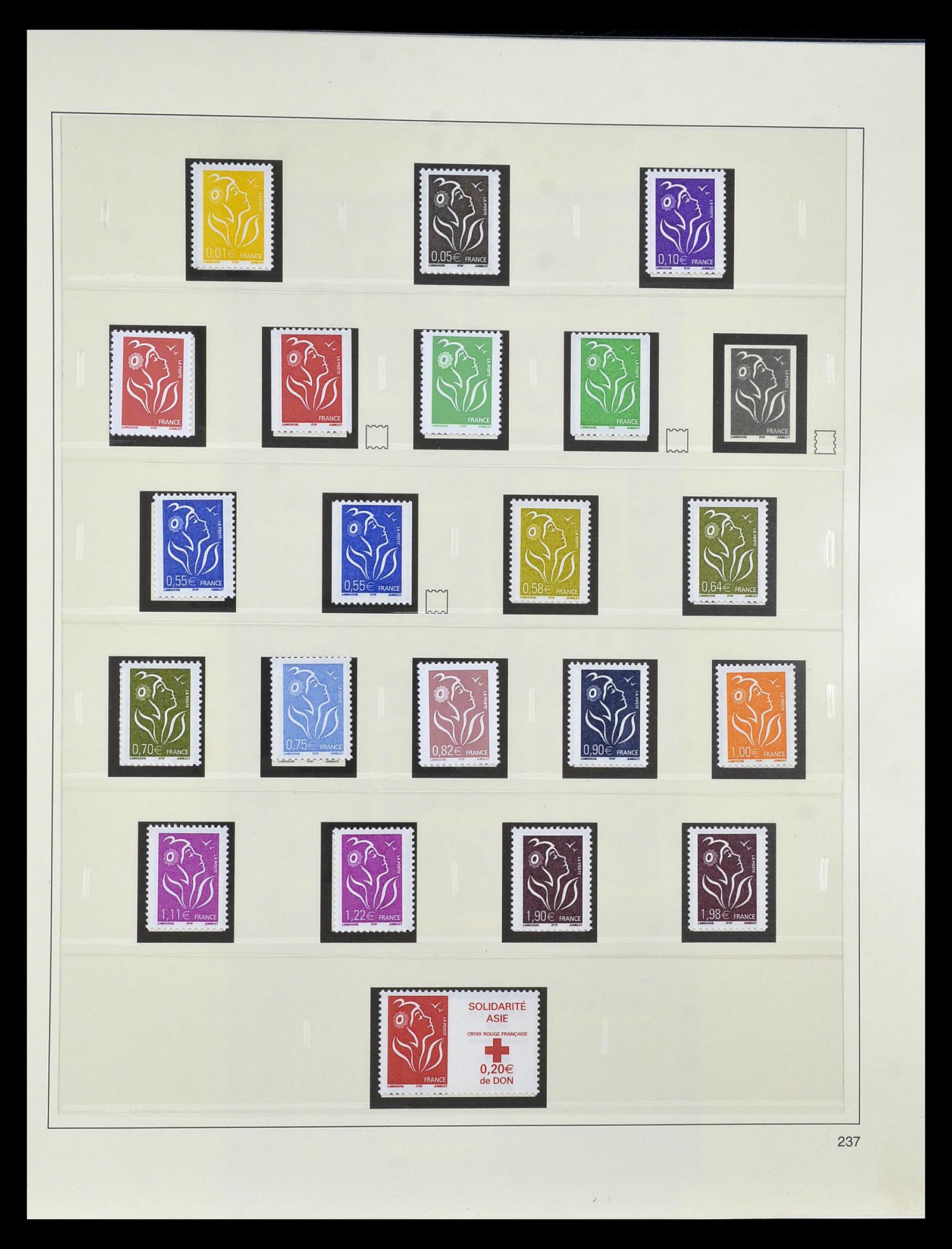 35025 274 - Postzegelverzameling 35025 Frankrijk 1849-2007.