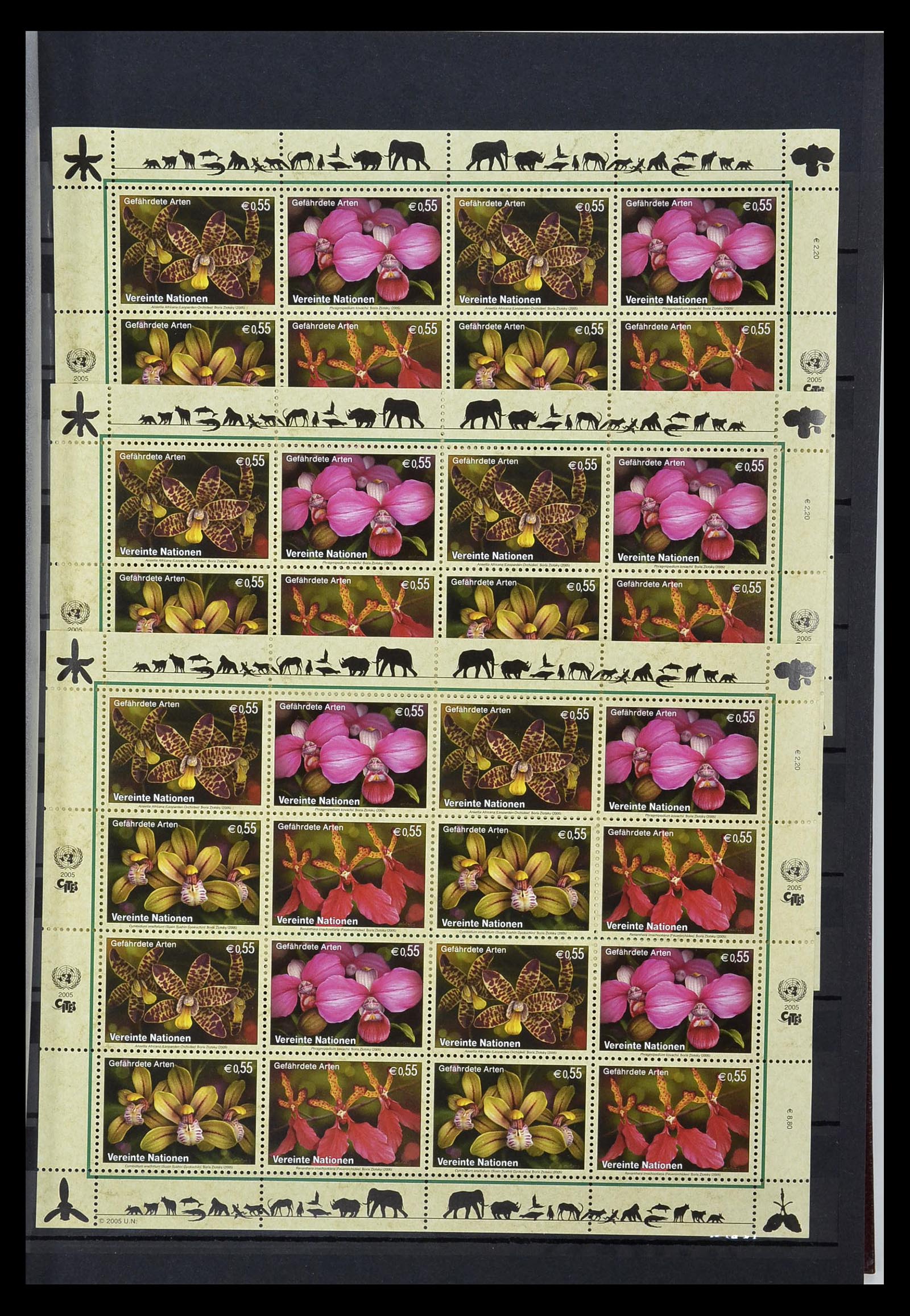 35029 007 - Postzegelverzameling 35029 Verenigde Naties Wenen 2001-2015!