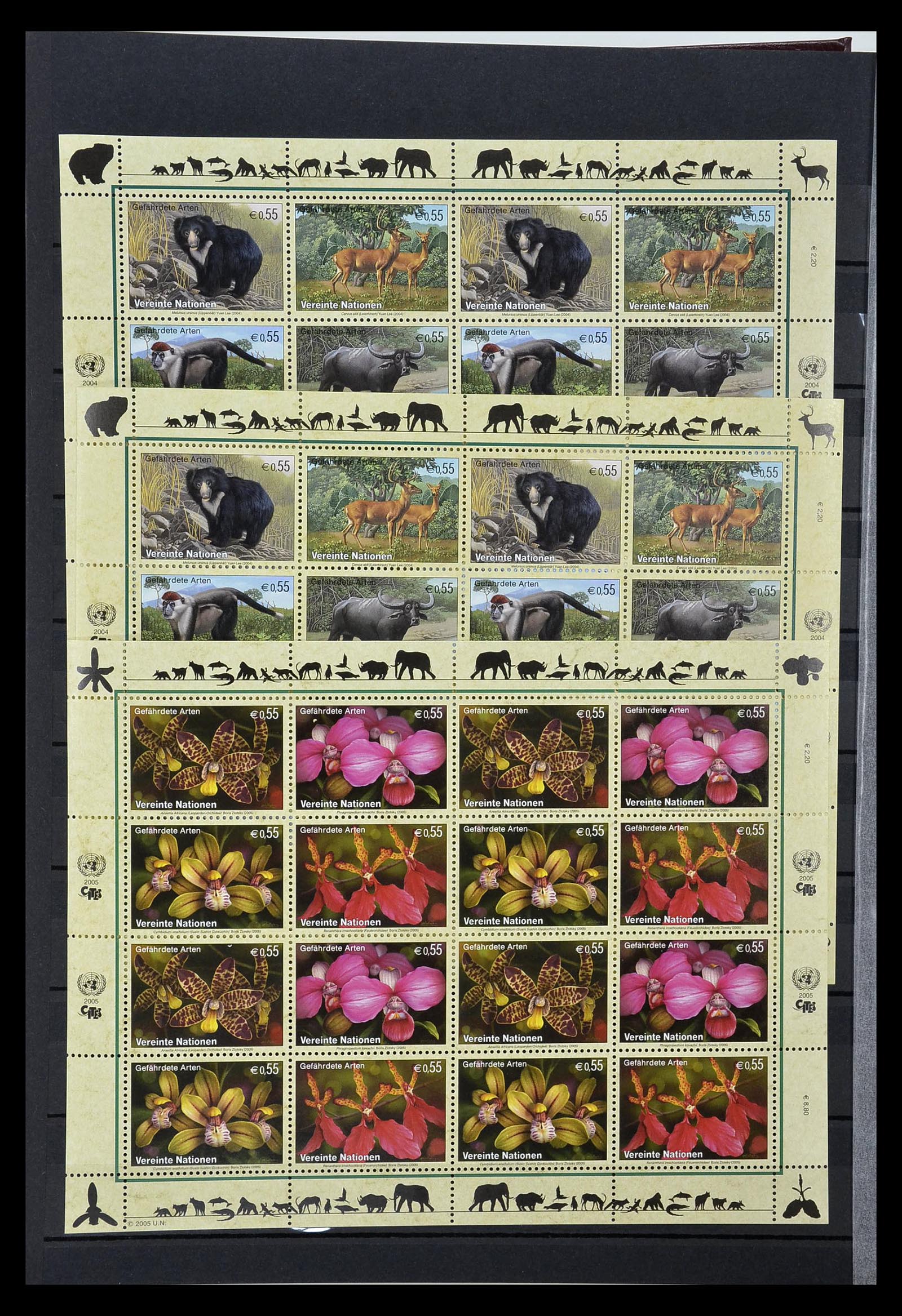 35029 008 - Postzegelverzameling 35029 Verenigde Naties Wenen 2001-2015!