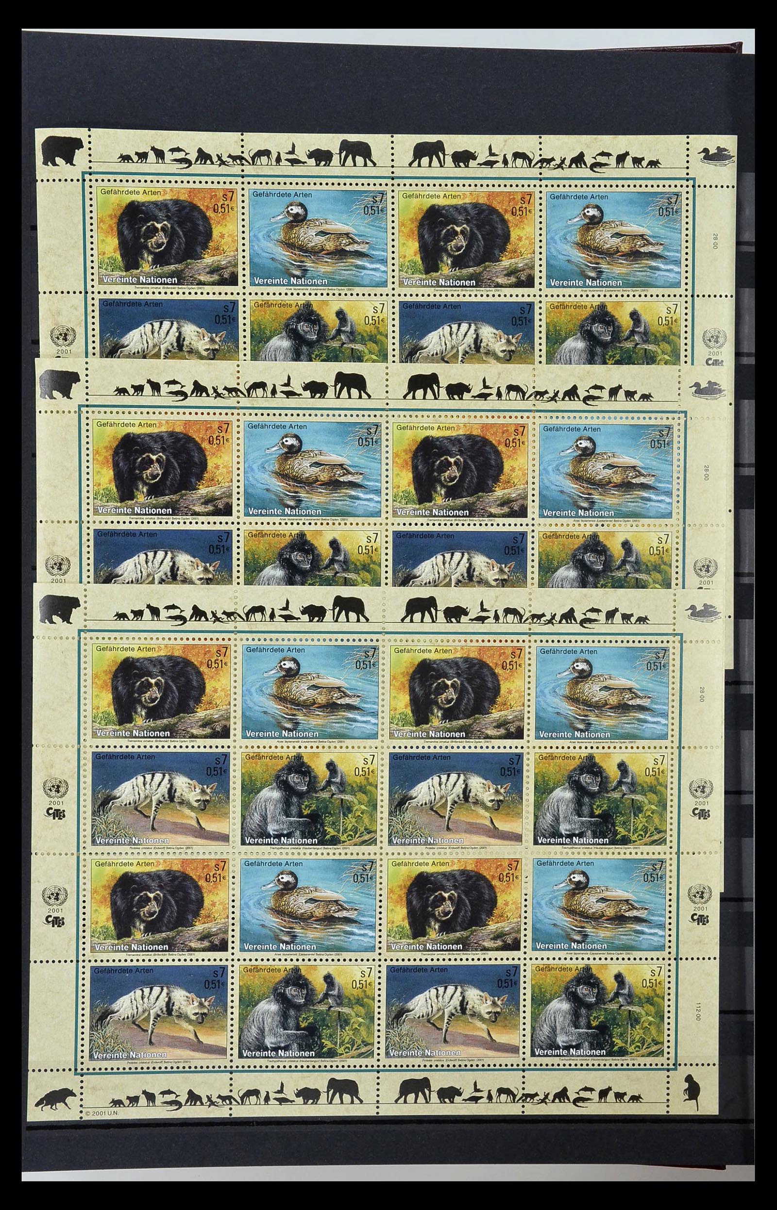 35029 010 - Postzegelverzameling 35029 Verenigde Naties Wenen 2001-2015!