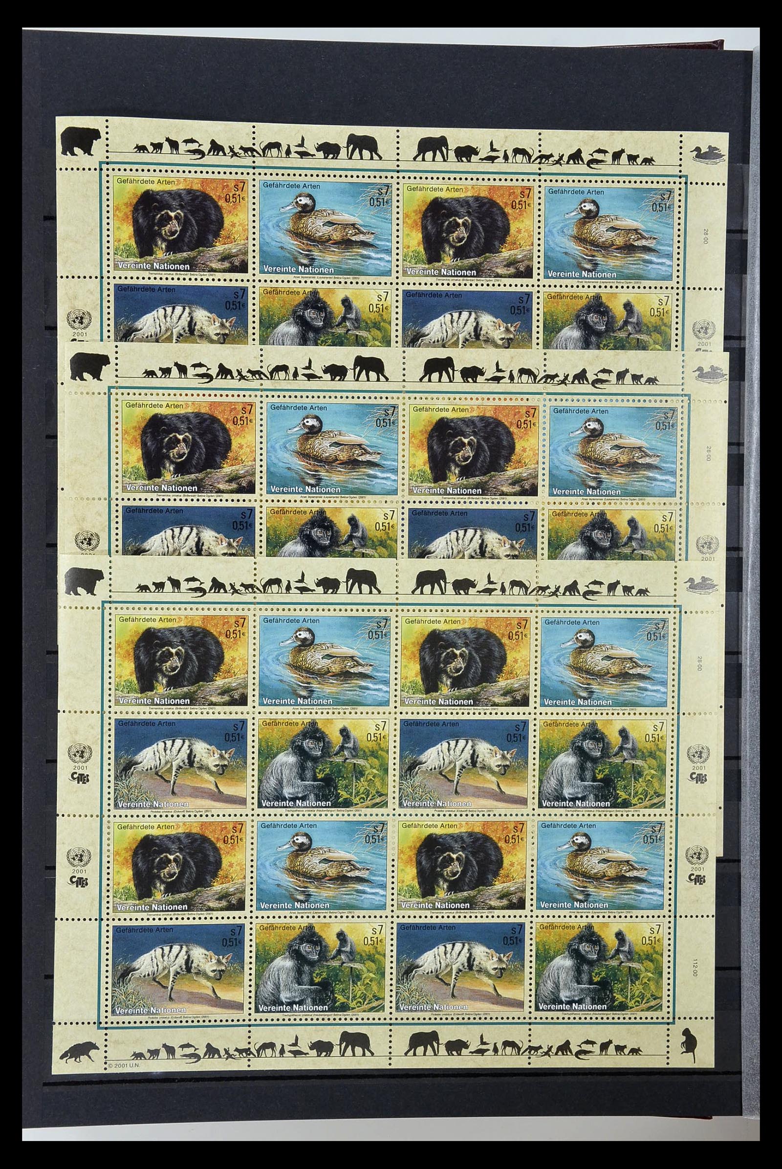 35029 012 - Postzegelverzameling 35029 Verenigde Naties Wenen 2001-2015!