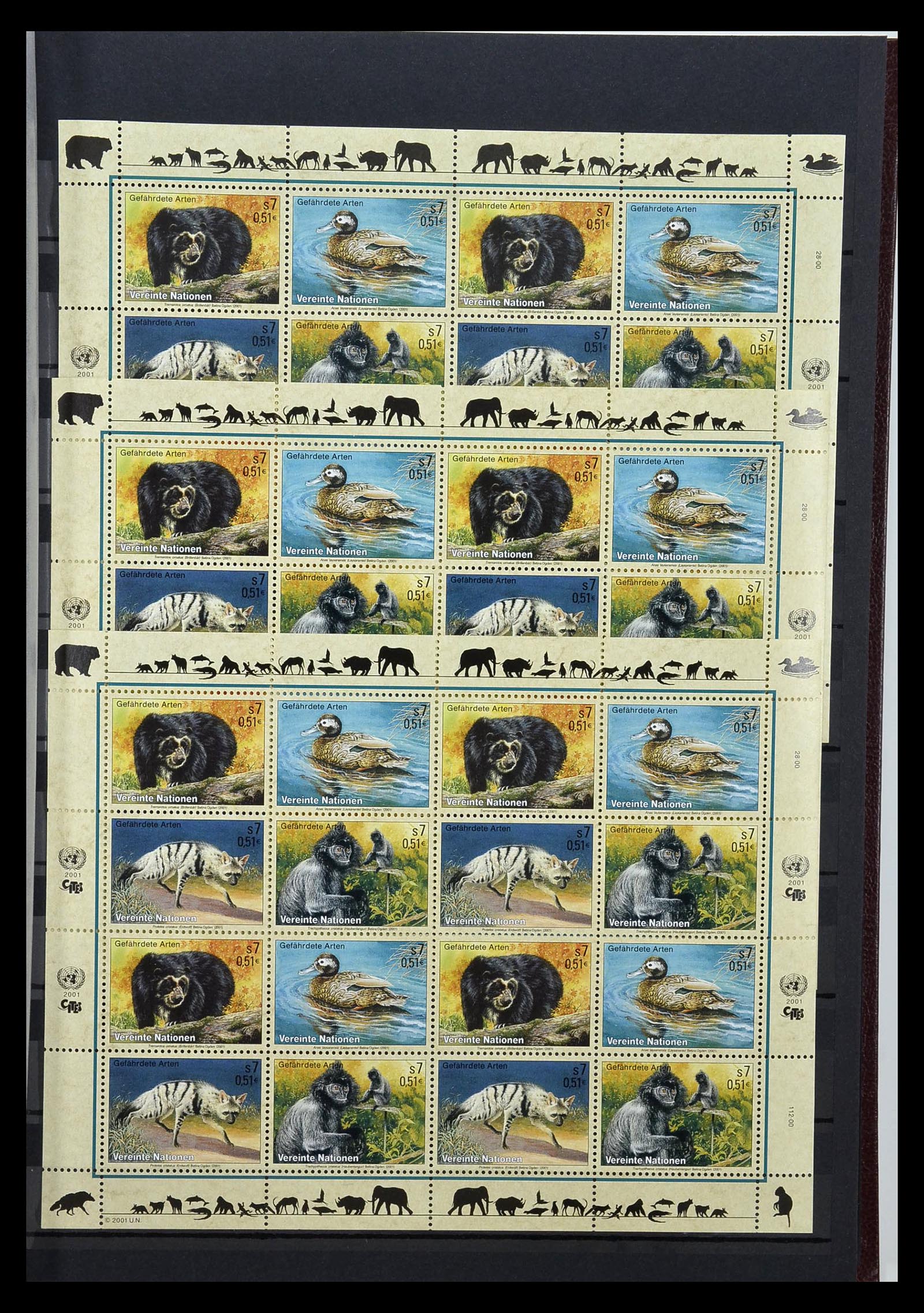 35029 013 - Postzegelverzameling 35029 Verenigde Naties Wenen 2001-2015!