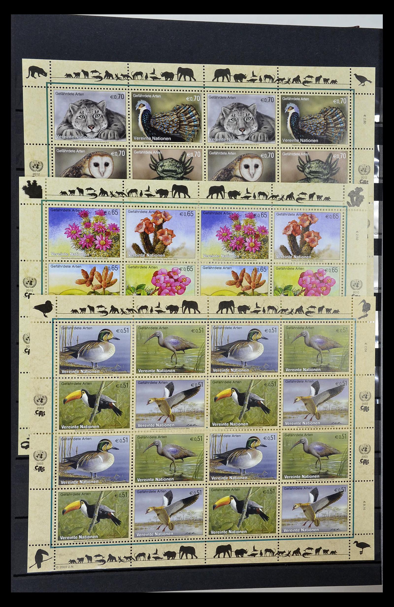 35029 022 - Postzegelverzameling 35029 Verenigde Naties Wenen 2001-2015!