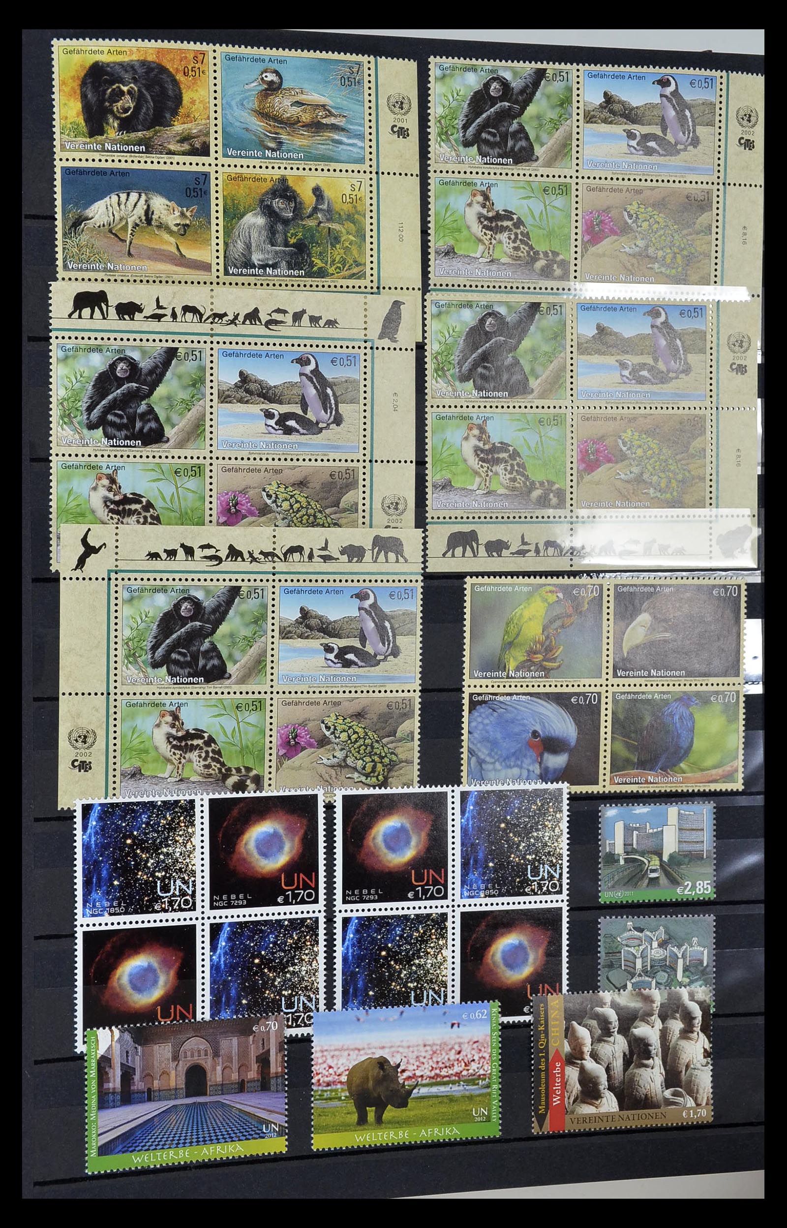 35029 024 - Postzegelverzameling 35029 Verenigde Naties Wenen 2001-2015!
