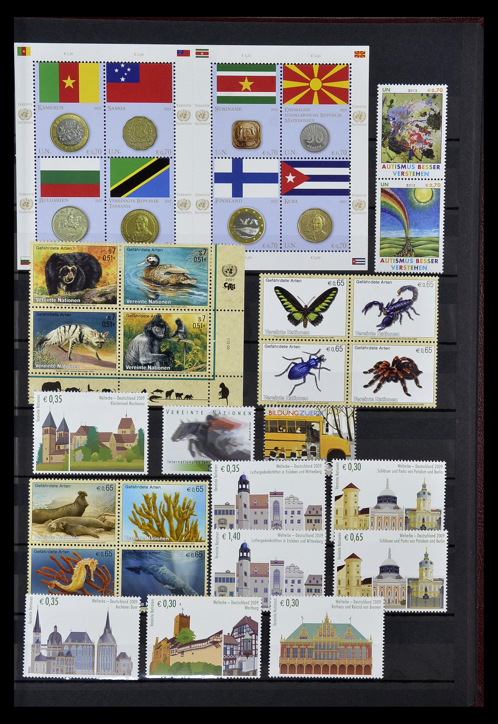 35029 029 - Postzegelverzameling 35029 Verenigde Naties Wenen 2001-2015!