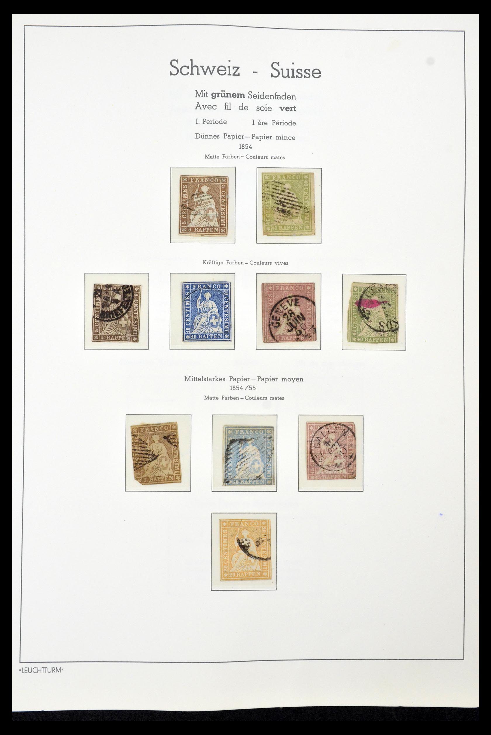 35030 003 - Postzegelverzameling 35030 Zwitserland 1850-1997.