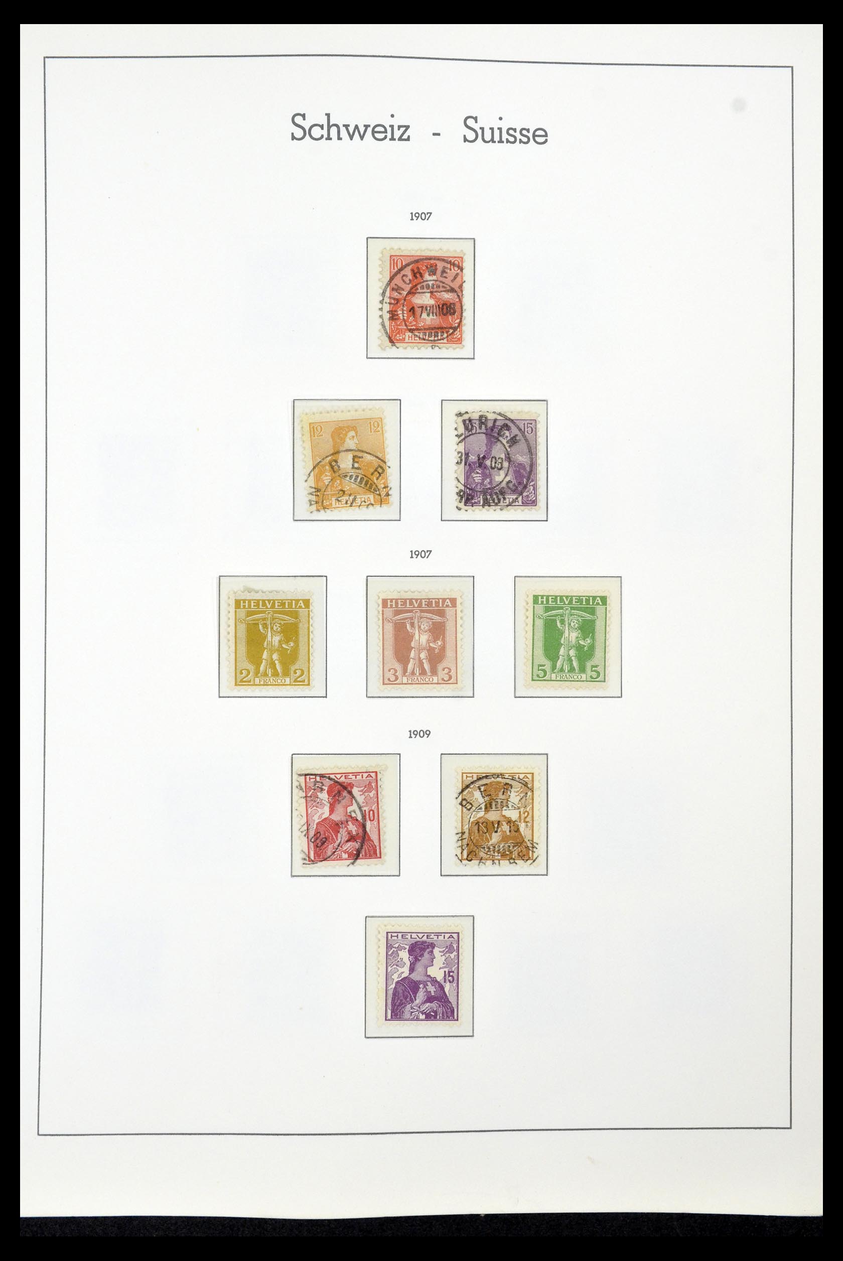 35030 013 - Postzegelverzameling 35030 Zwitserland 1850-1997.