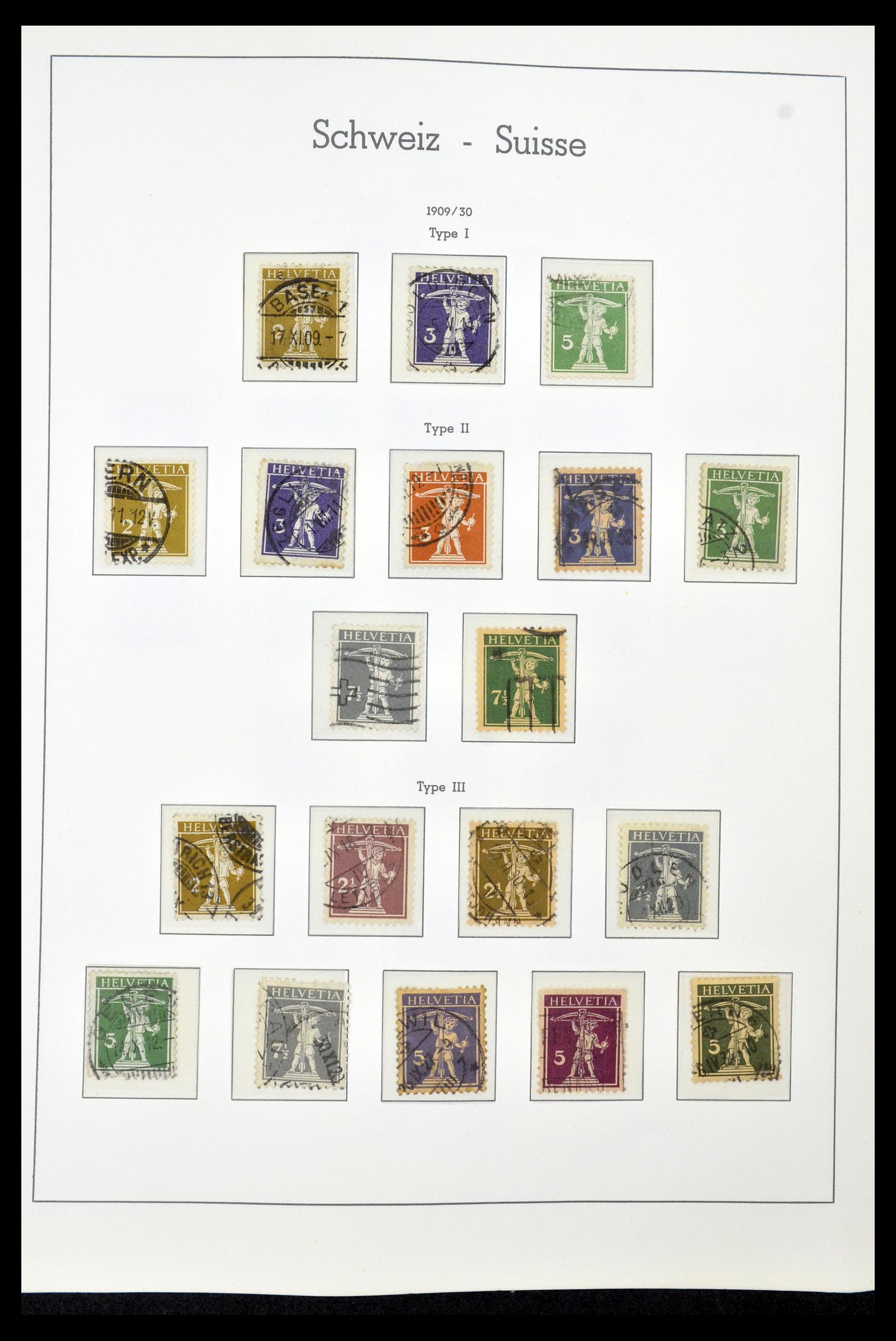 35030 014 - Postzegelverzameling 35030 Zwitserland 1850-1997.
