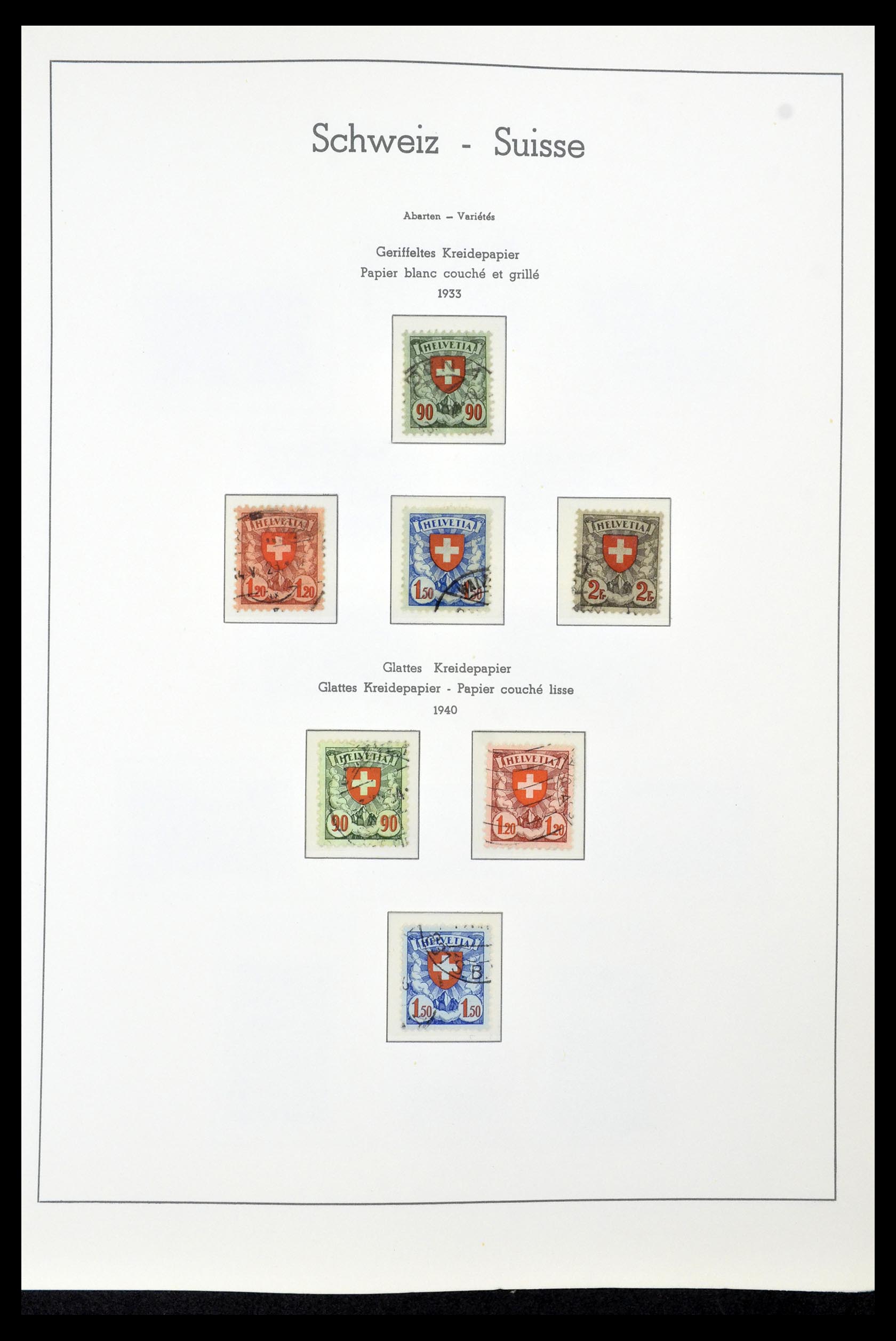 35030 019 - Postzegelverzameling 35030 Zwitserland 1850-1997.