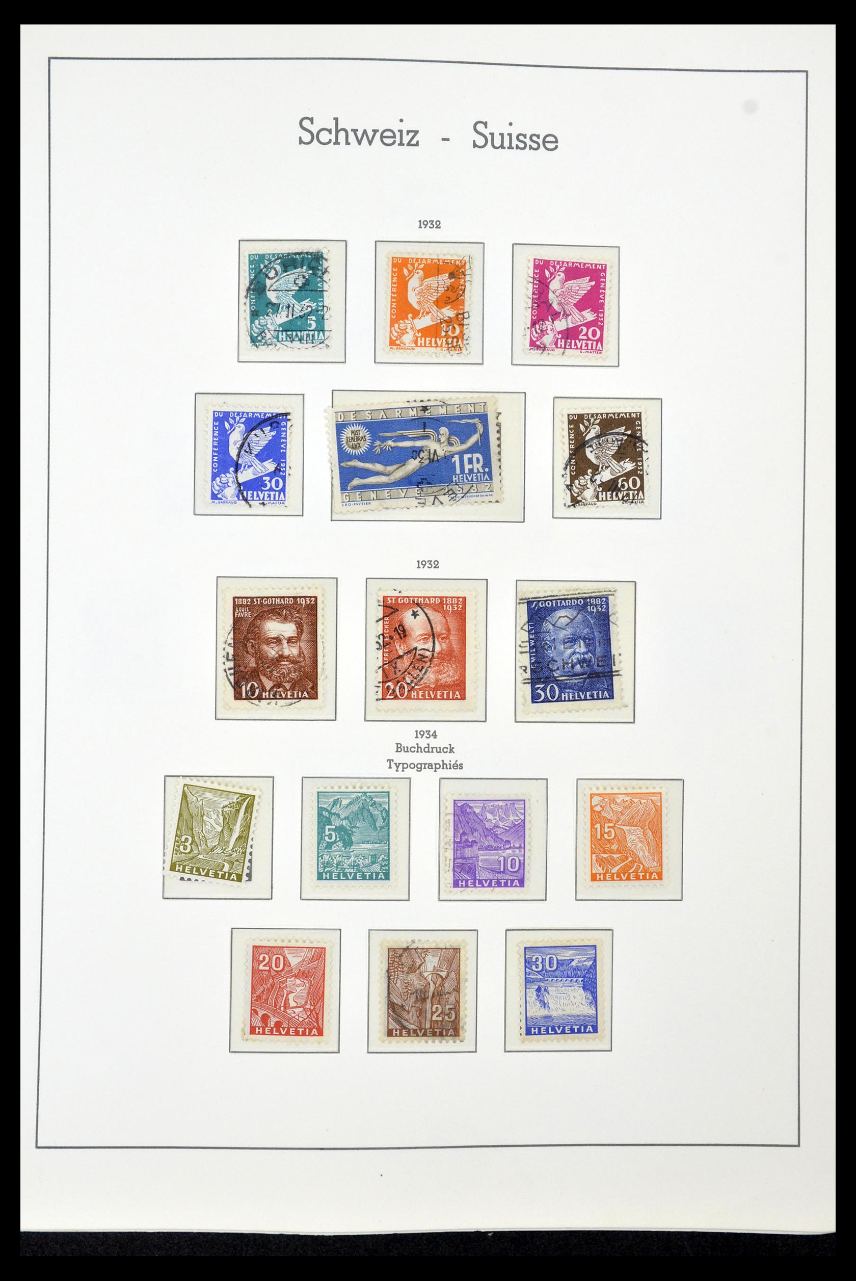 35030 021 - Stamp Collection 35030 Switzerland 1850-1997.