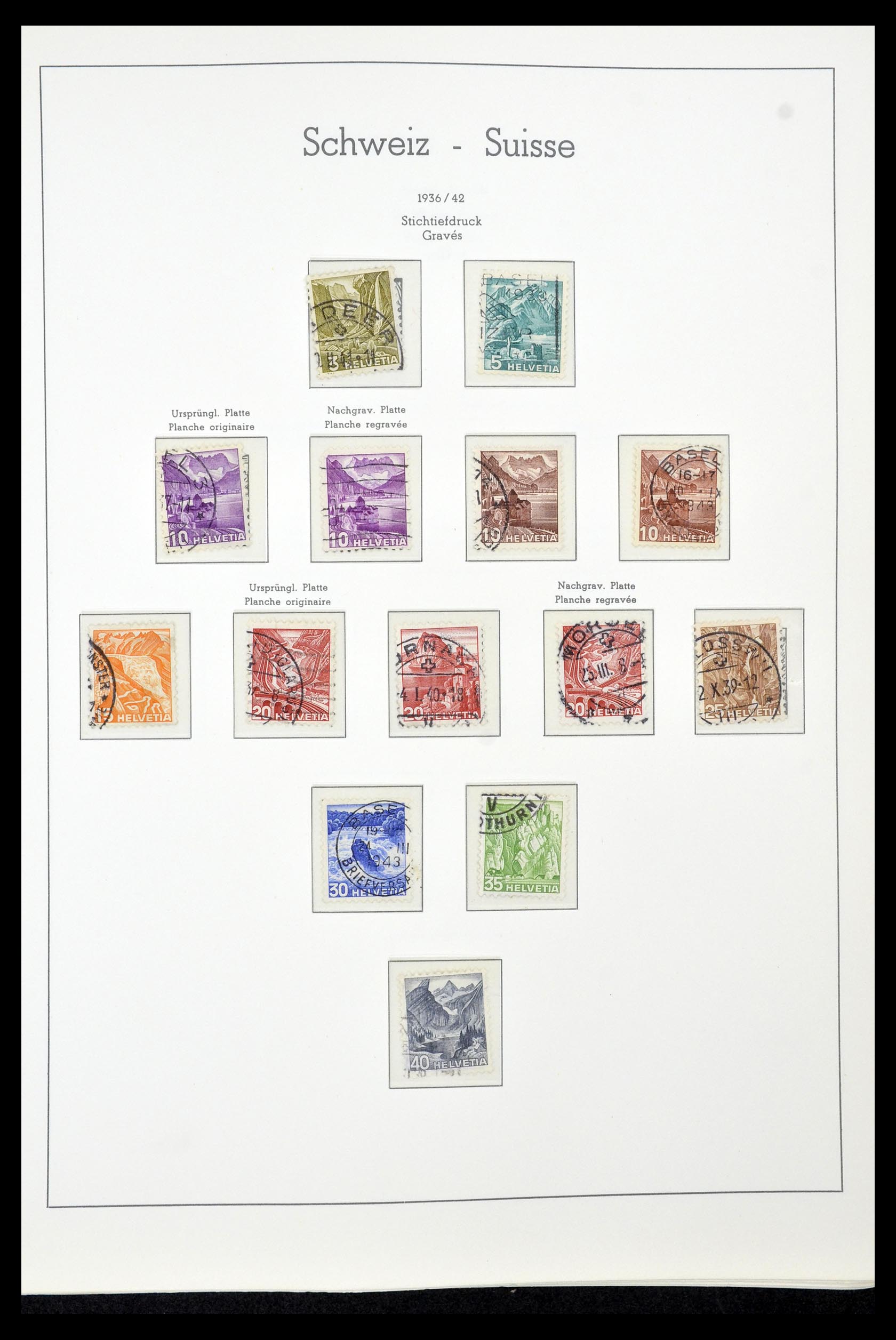 35030 022 - Stamp Collection 35030 Switzerland 1850-1997.