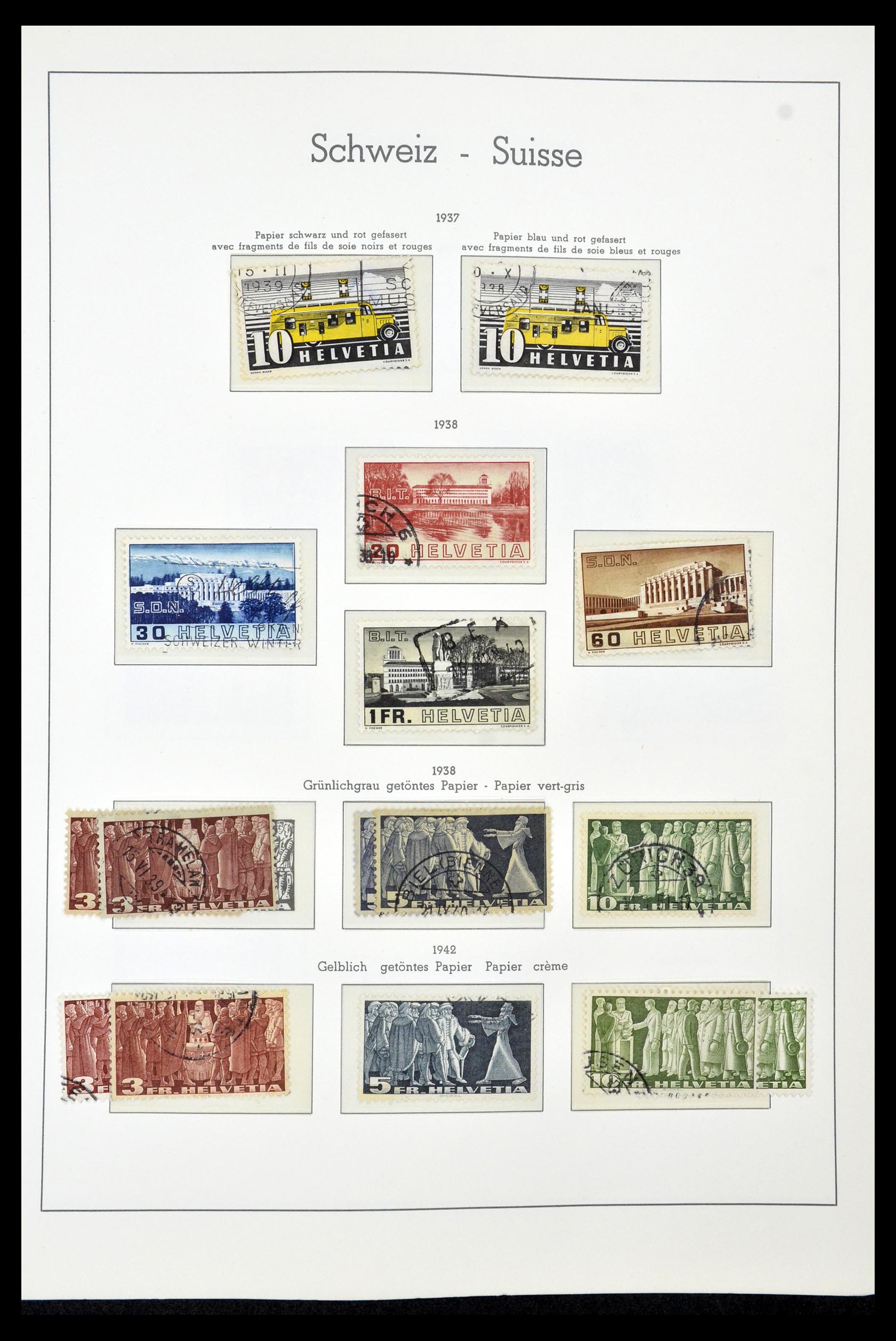 35030 024 - Stamp Collection 35030 Switzerland 1850-1997.