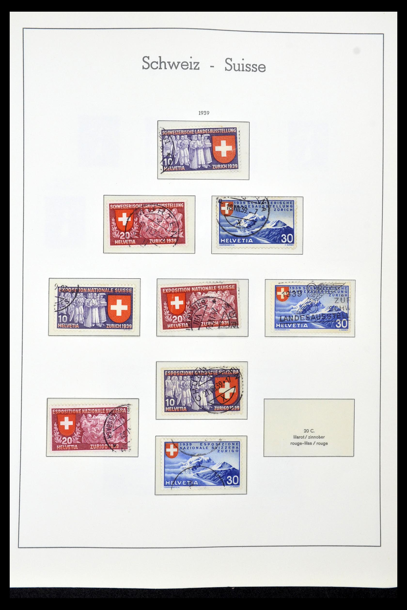 35030 025 - Stamp Collection 35030 Switzerland 1850-1997.