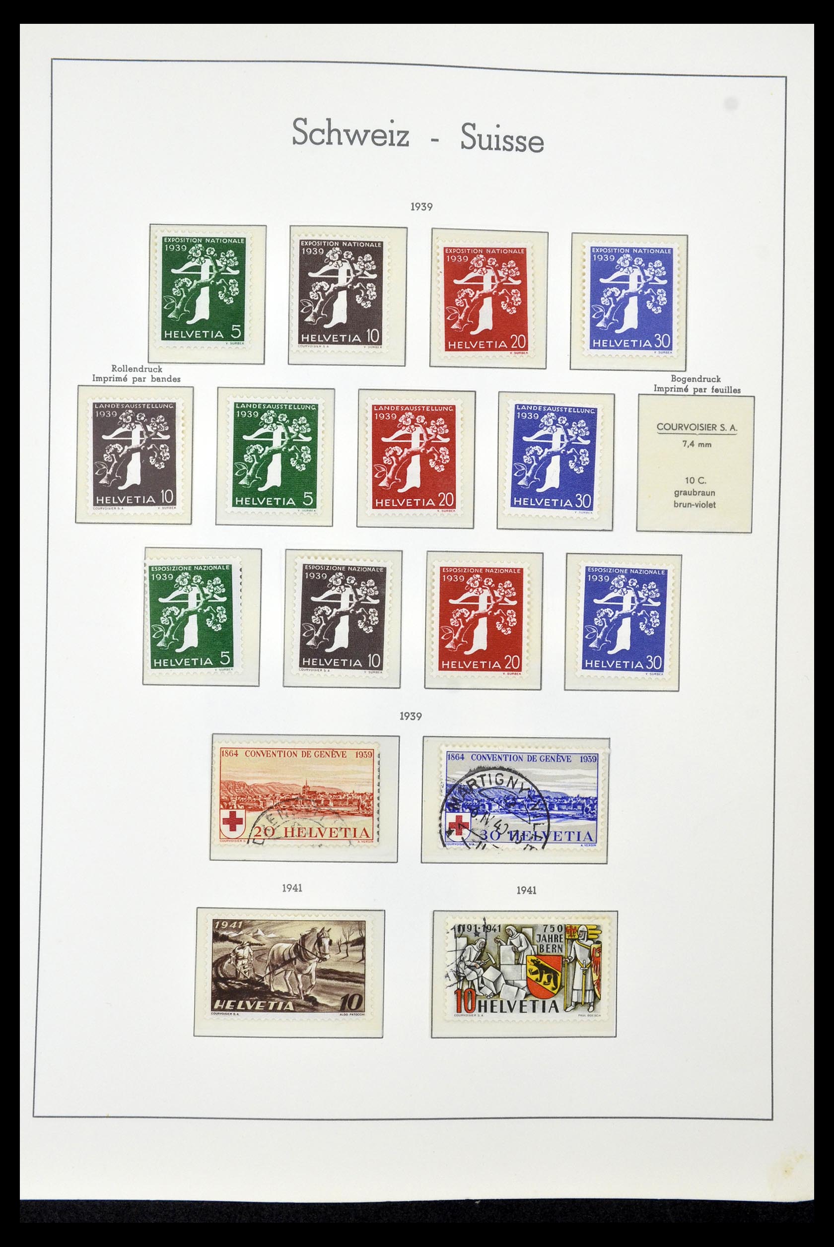 35030 026 - Stamp Collection 35030 Switzerland 1850-1997.