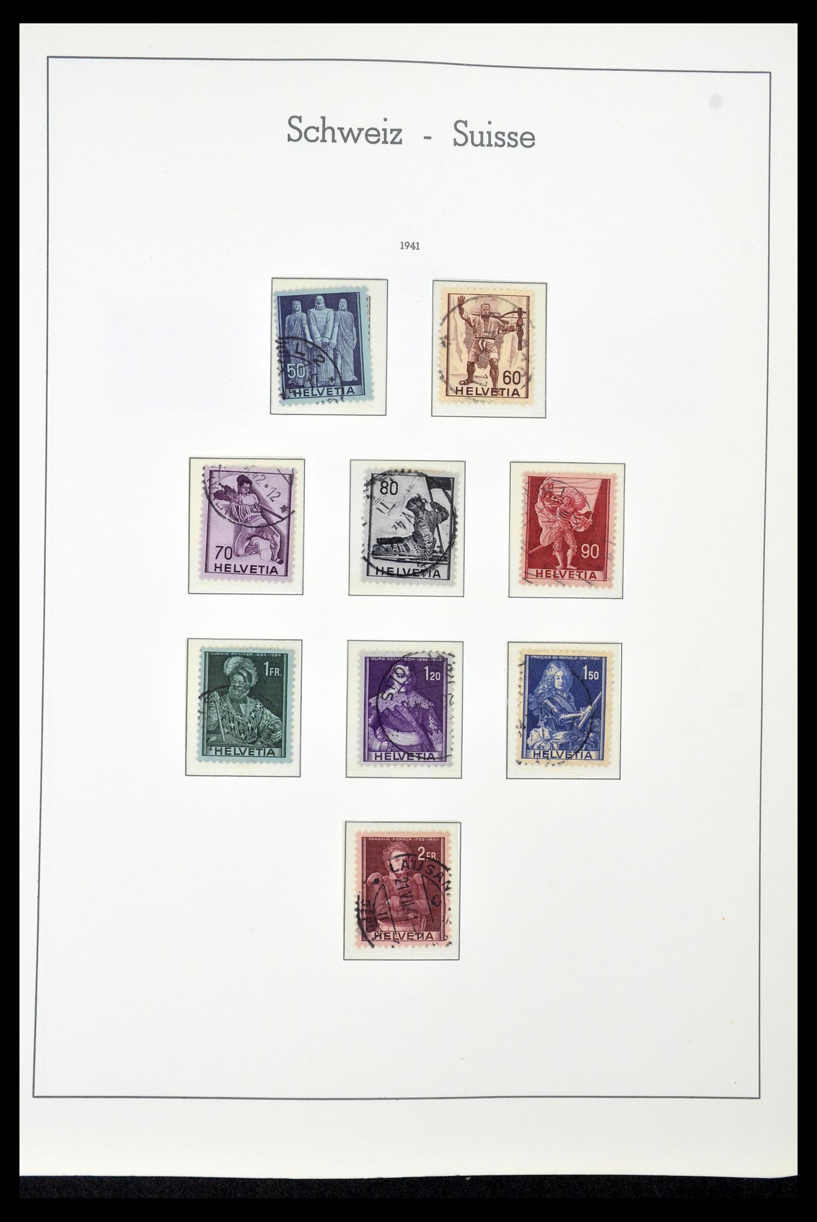 35030 027 - Stamp Collection 35030 Switzerland 1850-1997.