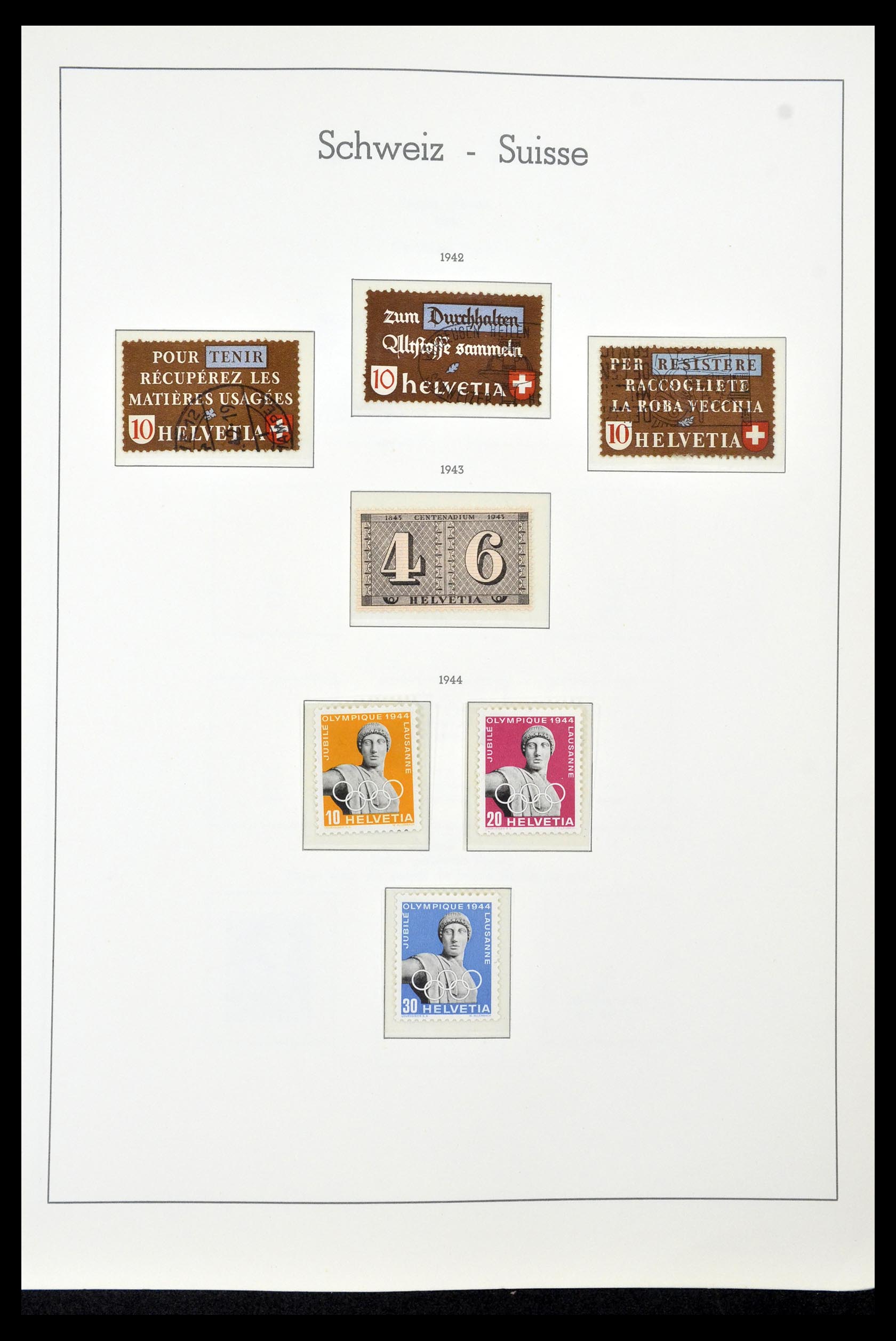 35030 028 - Stamp Collection 35030 Switzerland 1850-1997.