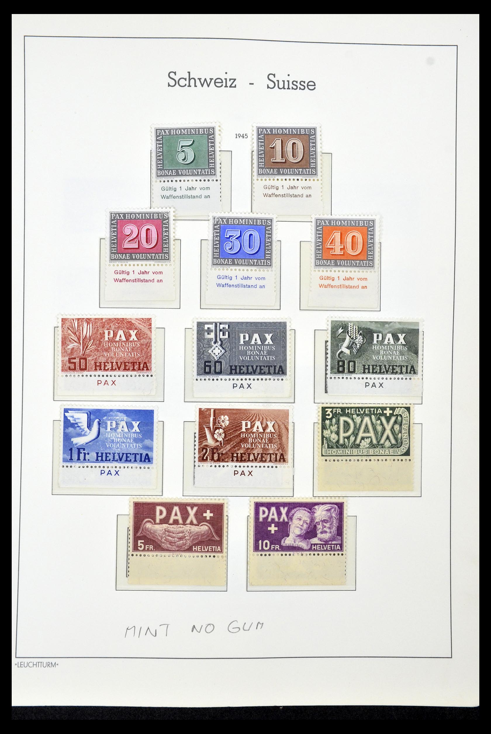 35030 029 - Stamp Collection 35030 Switzerland 1850-1997.