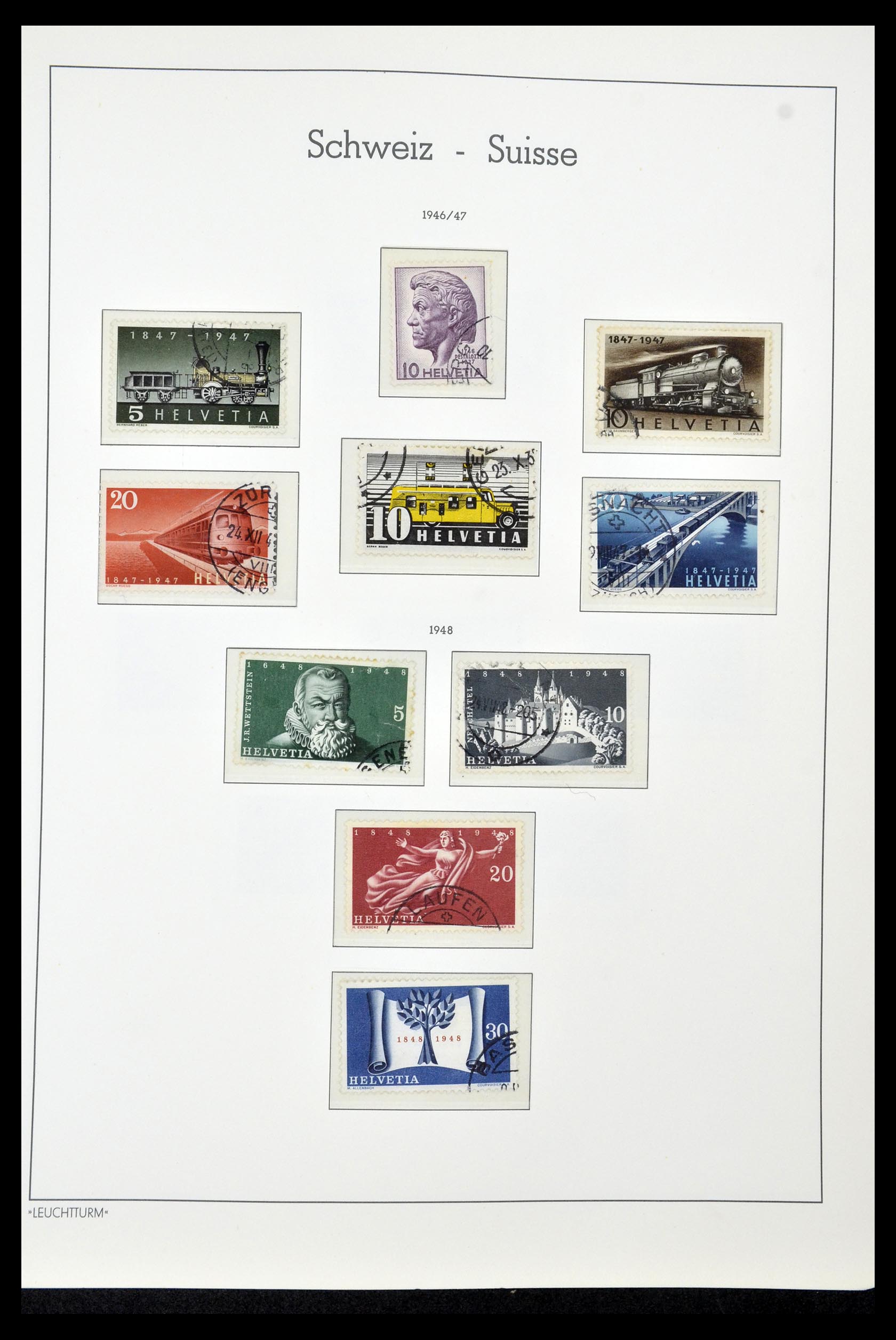 35030 030 - Stamp Collection 35030 Switzerland 1850-1997.