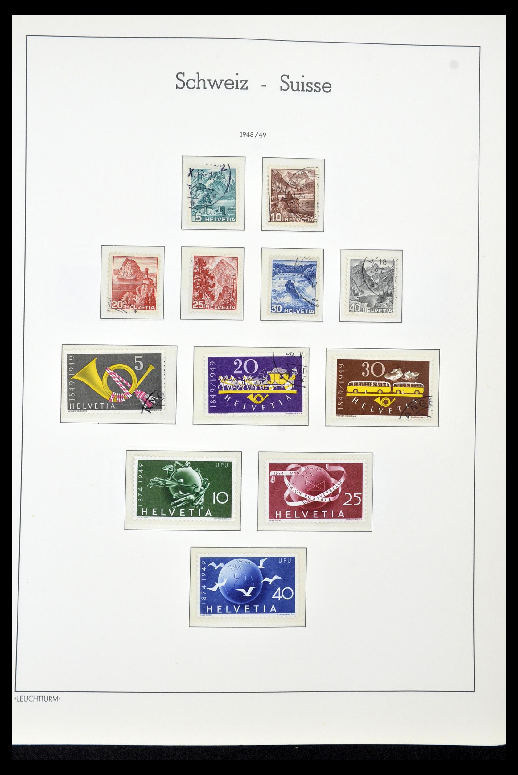 35030 031 - Stamp Collection 35030 Switzerland 1850-1997.