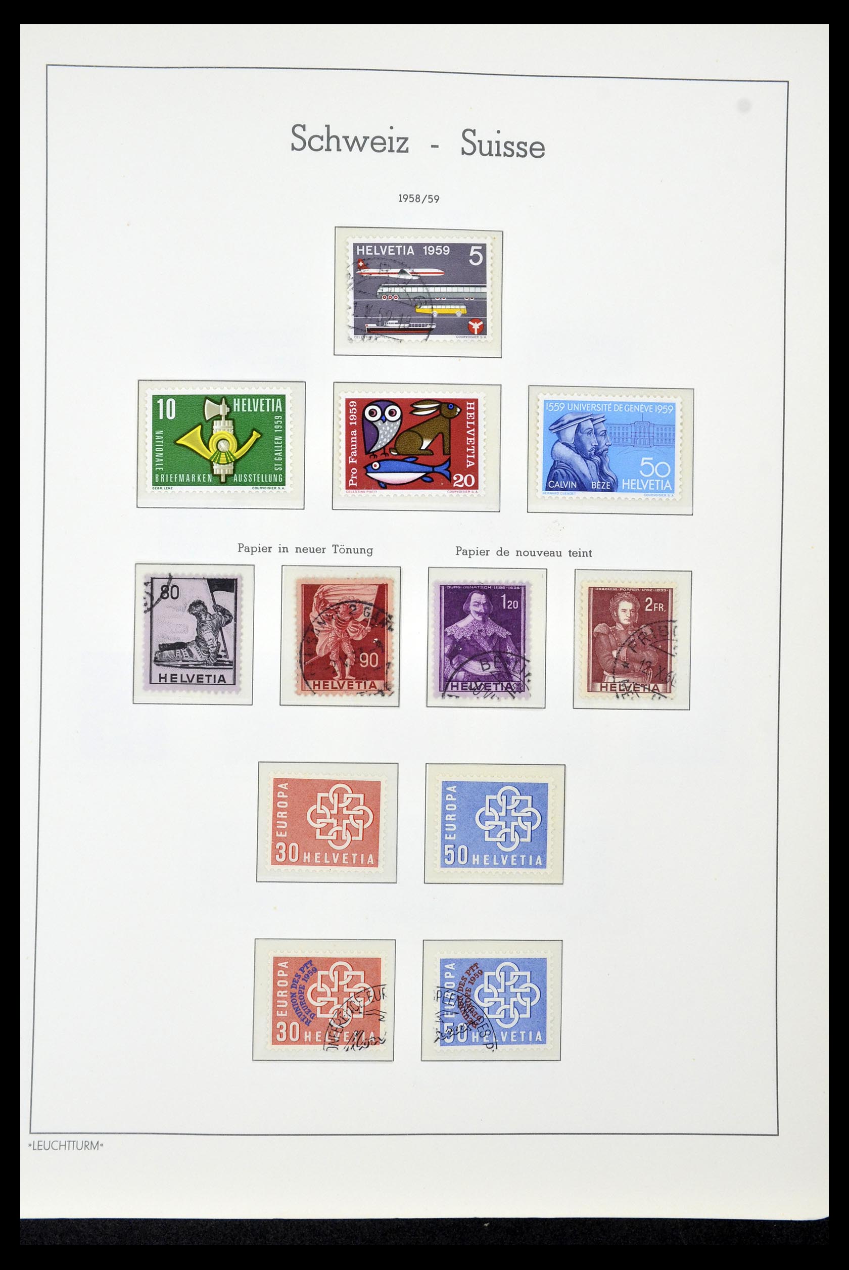 35030 036 - Stamp Collection 35030 Switzerland 1850-1997.