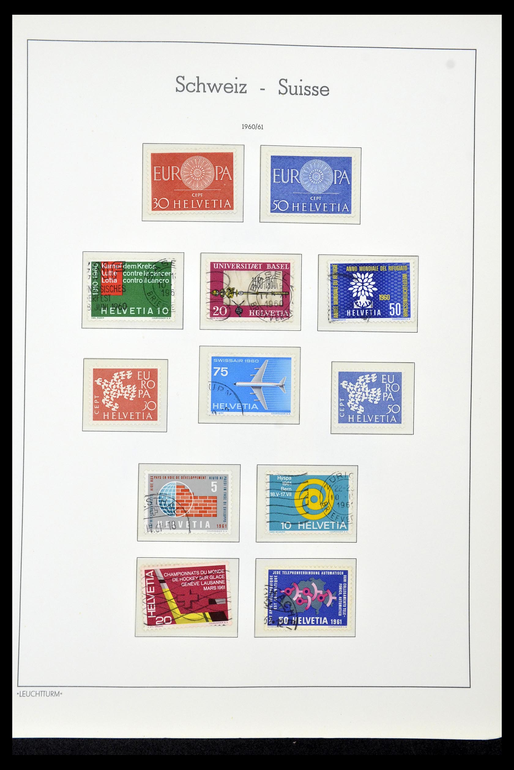 35030 038 - Stamp Collection 35030 Switzerland 1850-1997.