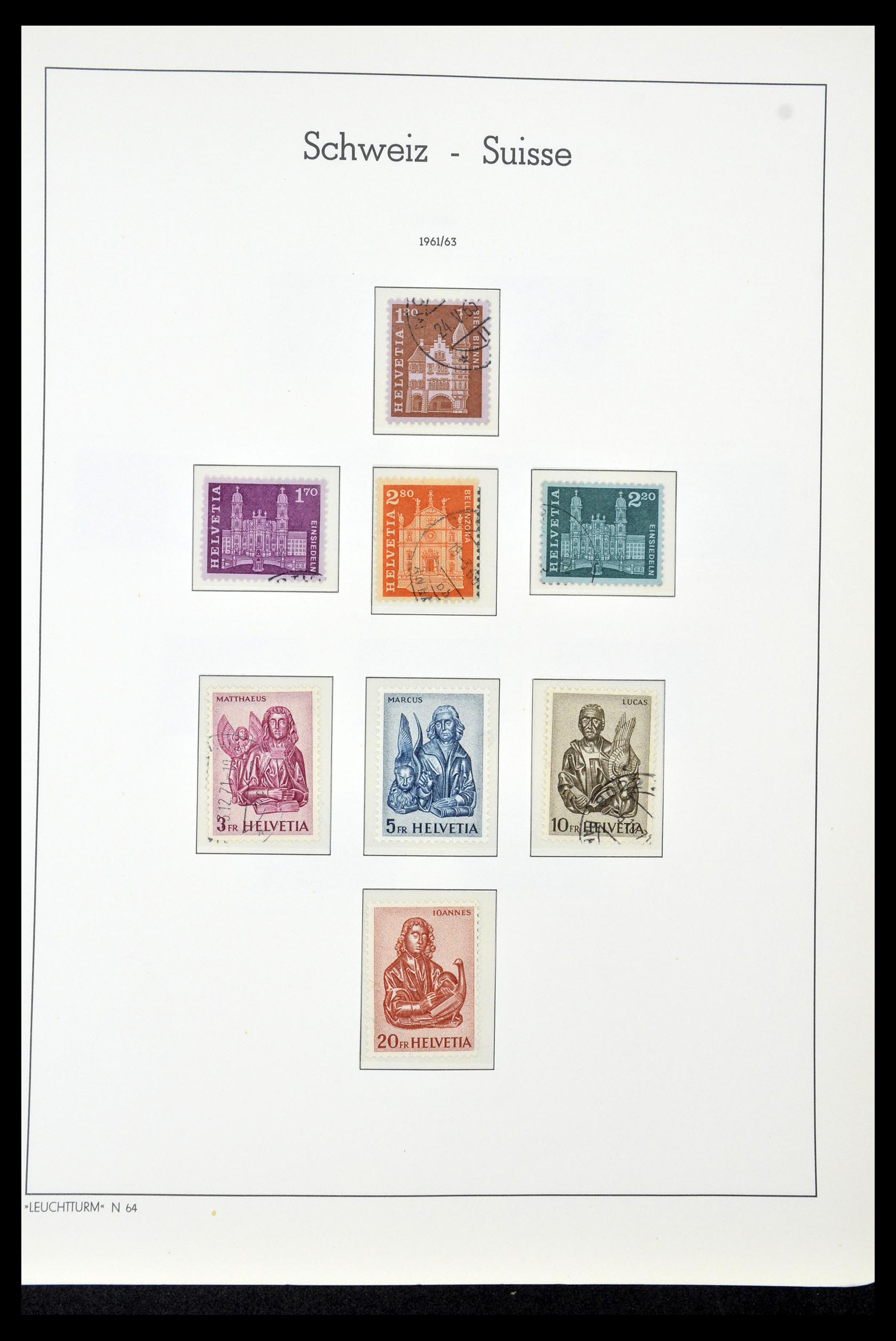 35030 039 - Stamp Collection 35030 Switzerland 1850-1997.