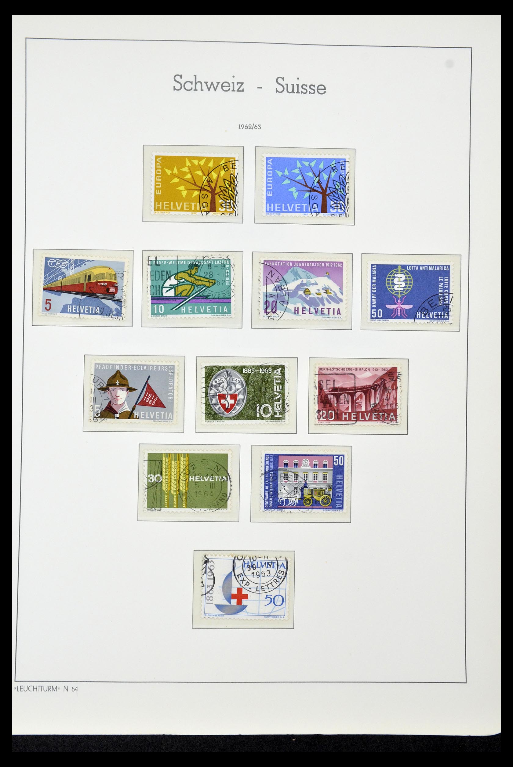 35030 040 - Stamp Collection 35030 Switzerland 1850-1997.