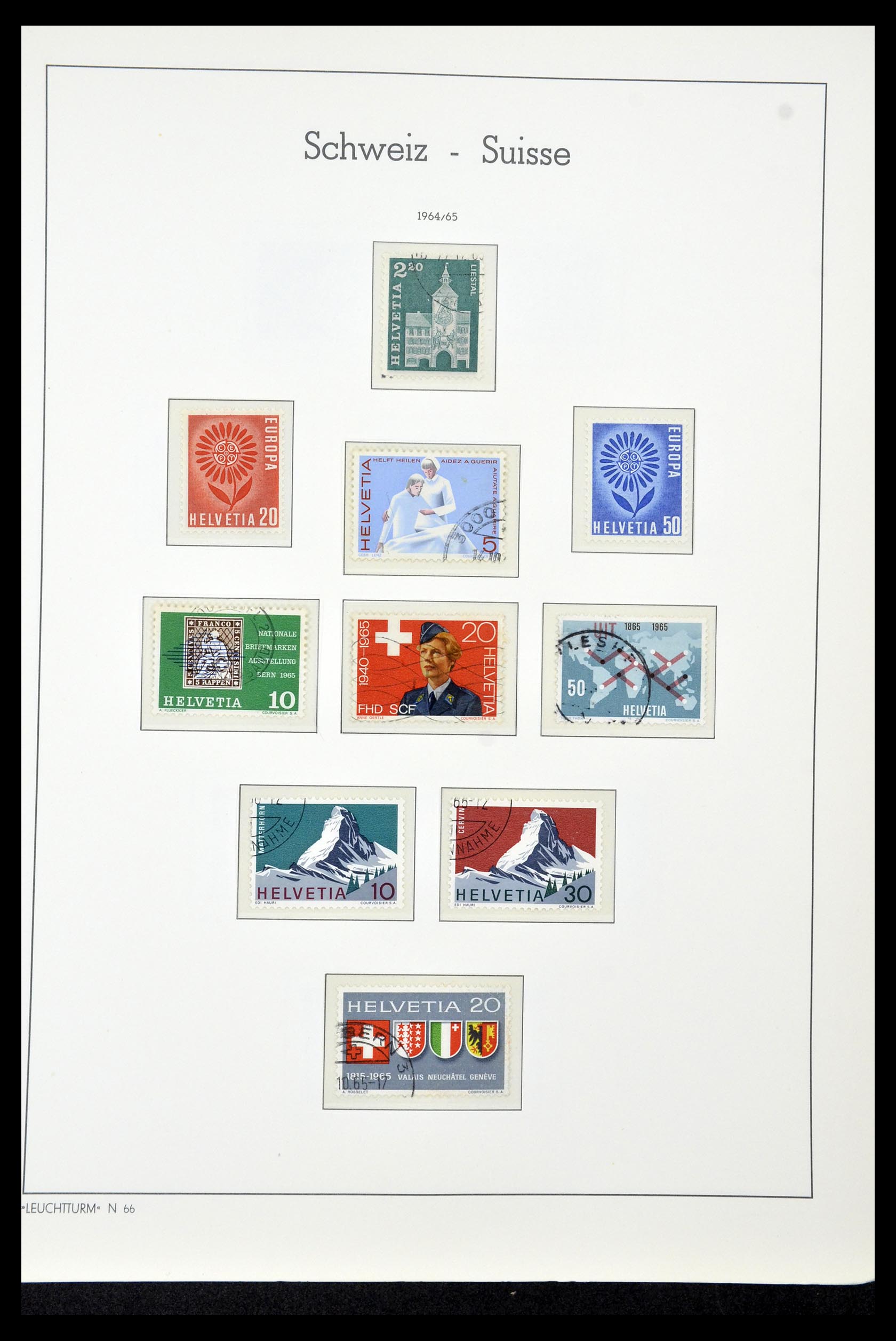 35030 044 - Stamp Collection 35030 Switzerland 1850-1997.