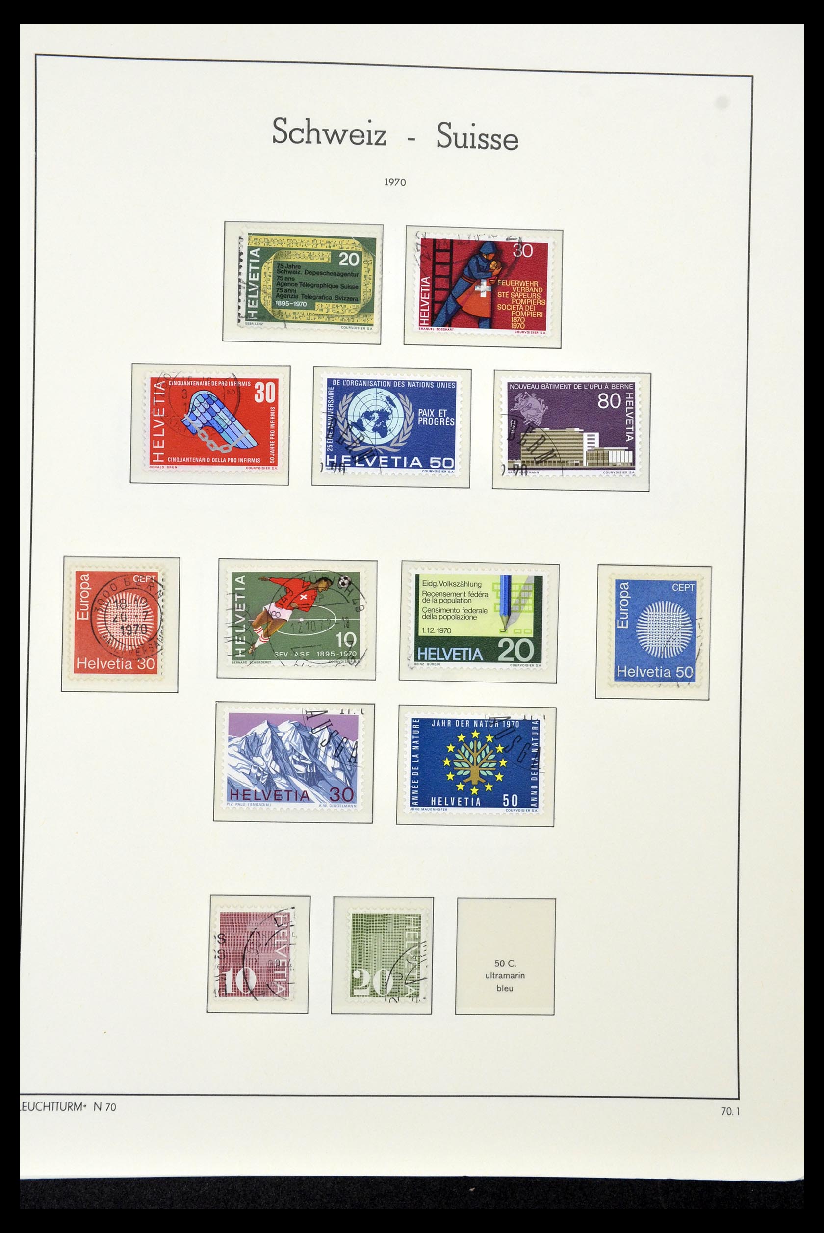 35030 048 - Stamp Collection 35030 Switzerland 1850-1997.