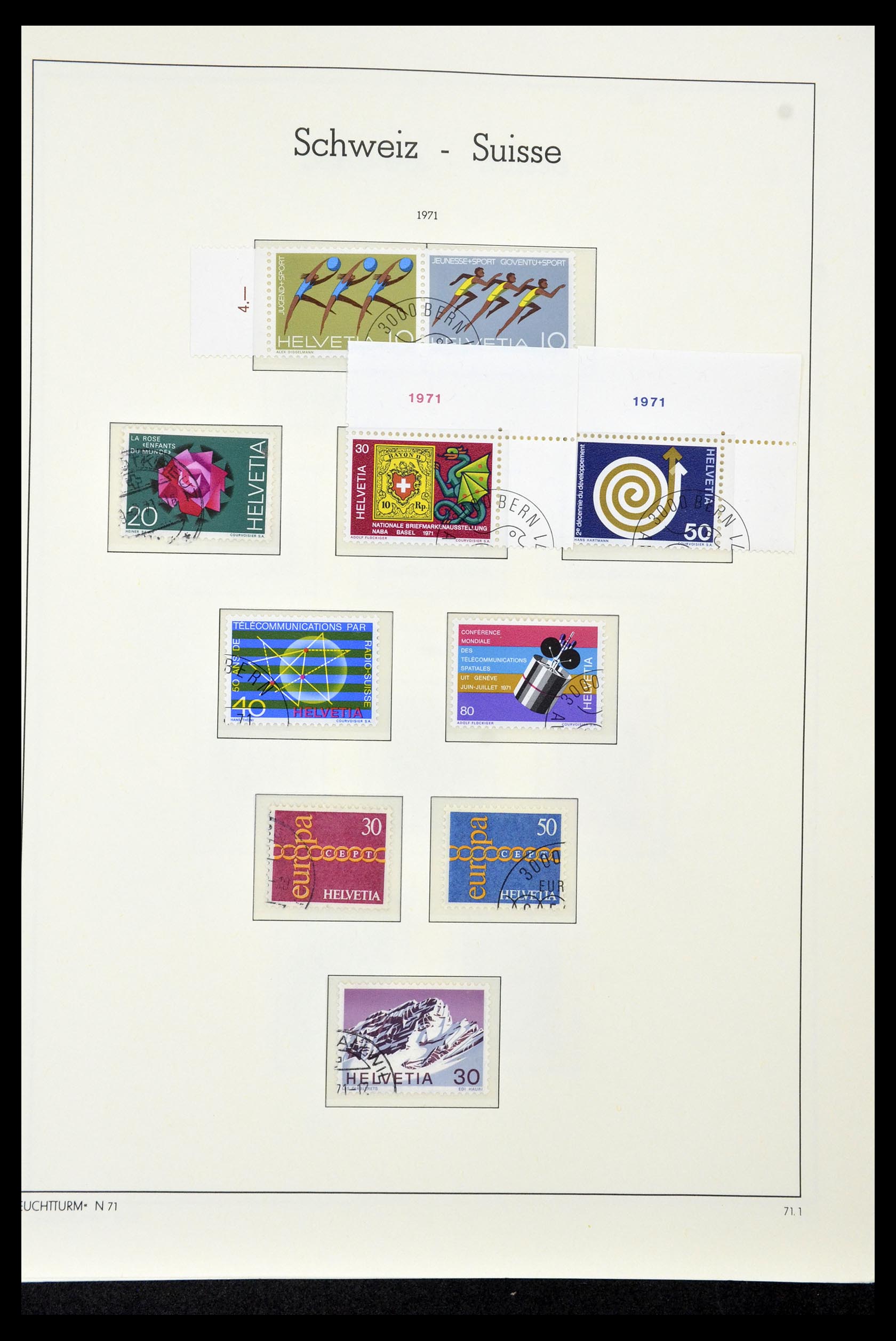 35030 049 - Stamp Collection 35030 Switzerland 1850-1997.