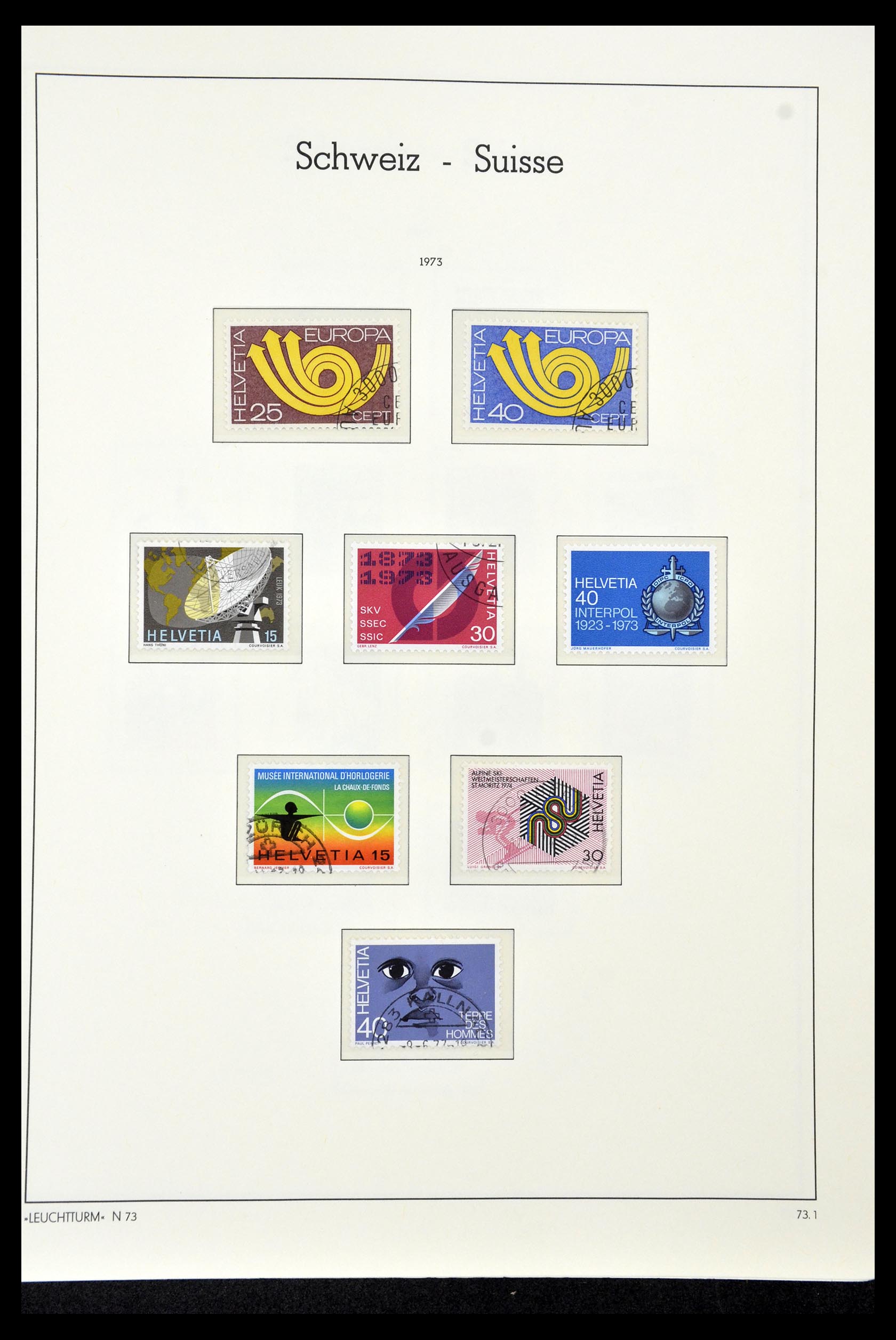 35030 052 - Stamp Collection 35030 Switzerland 1850-1997.