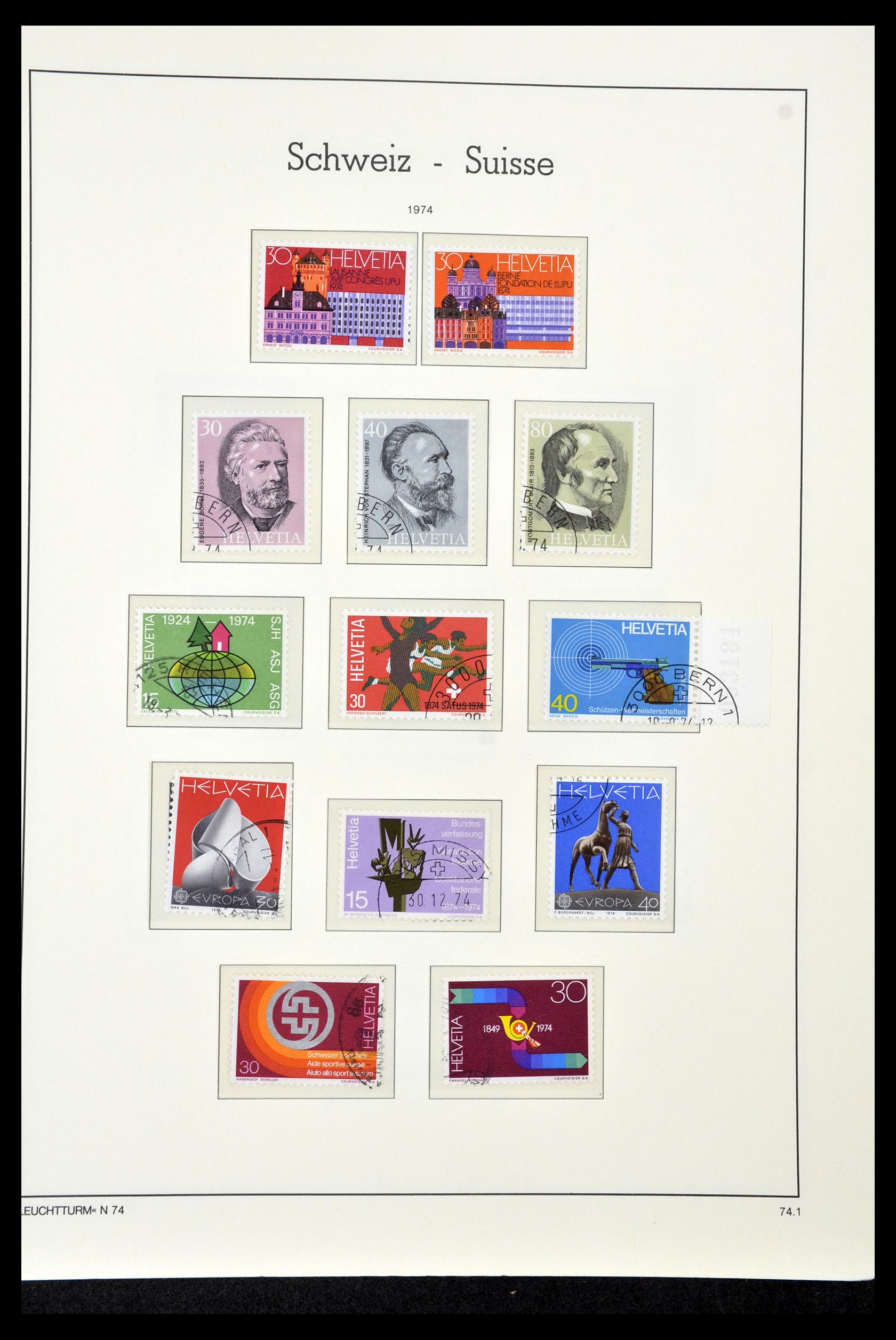 35030 054 - Stamp Collection 35030 Switzerland 1850-1997.
