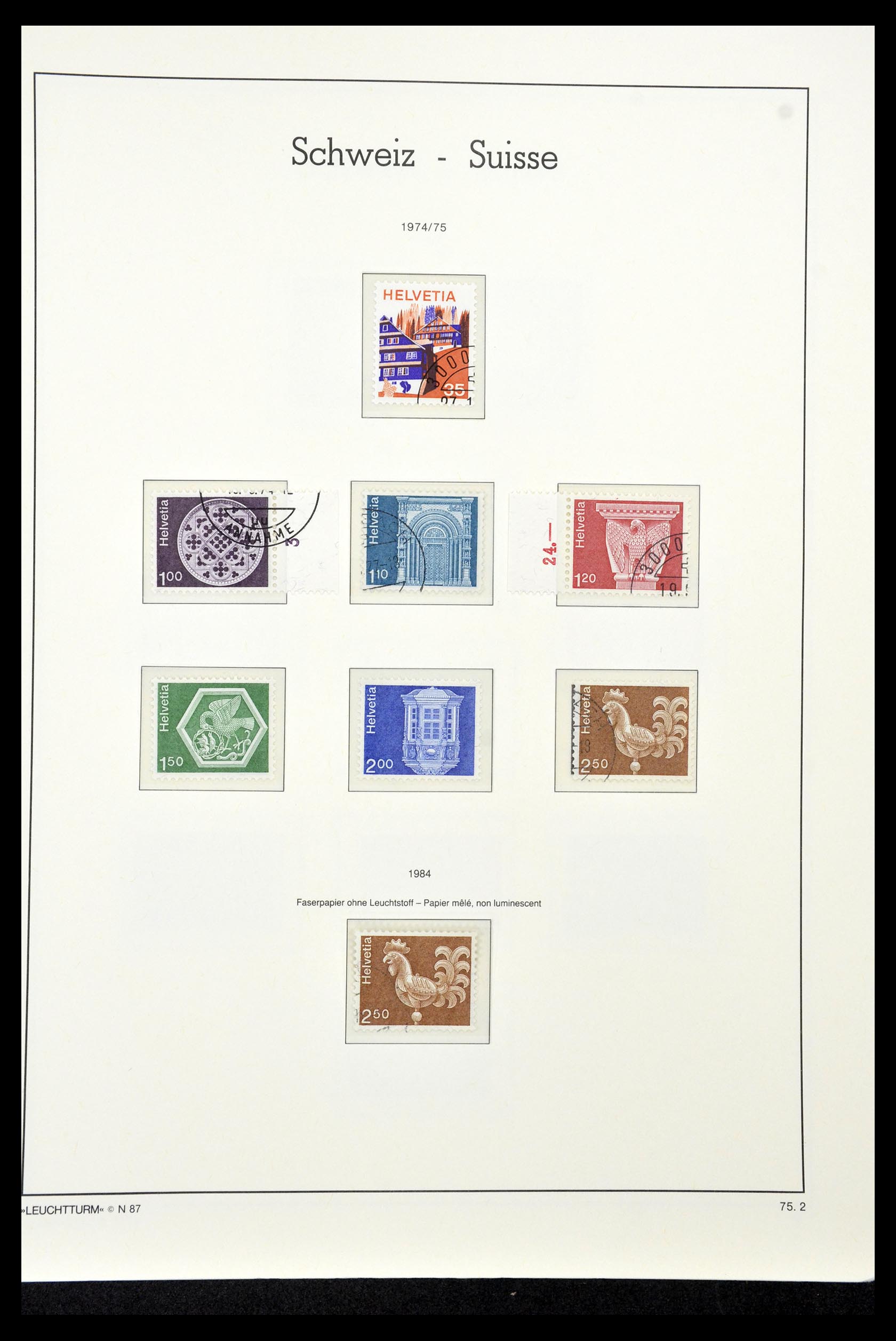 35030 056 - Stamp Collection 35030 Switzerland 1850-1997.