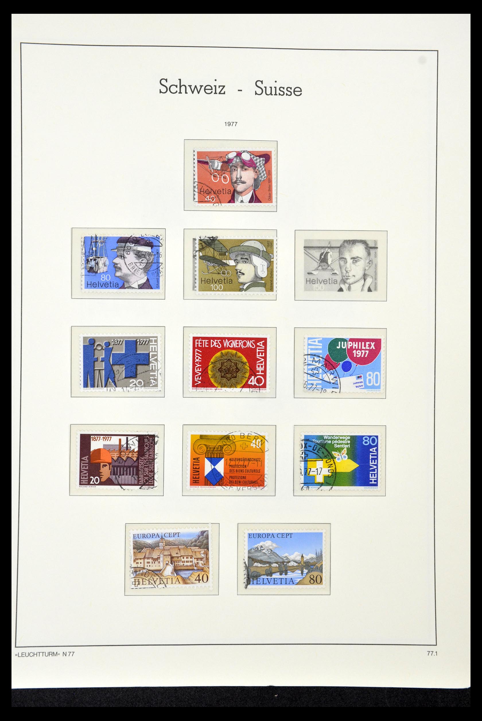 35030 058 - Stamp Collection 35030 Switzerland 1850-1997.