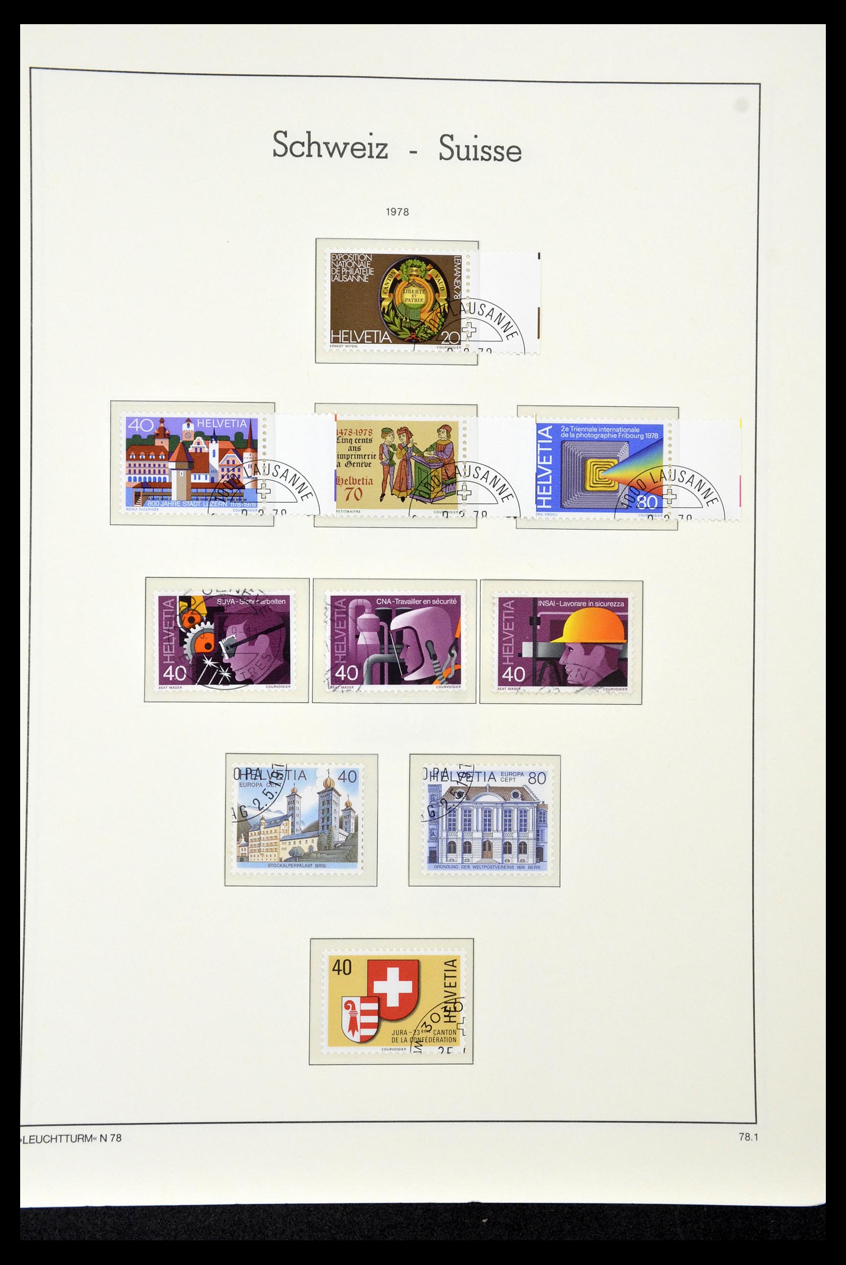 35030 060 - Stamp Collection 35030 Switzerland 1850-1997.