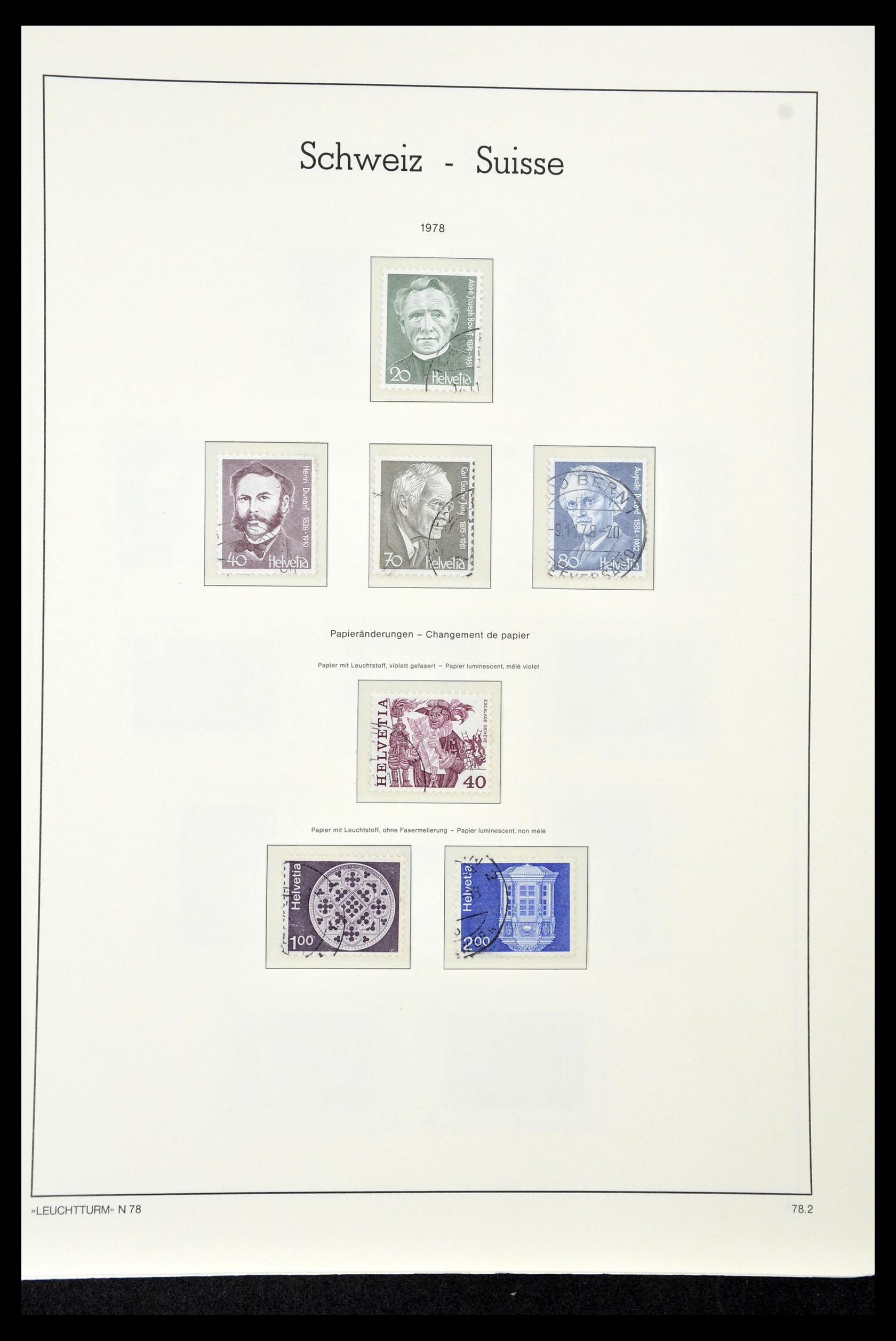 35030 061 - Stamp Collection 35030 Switzerland 1850-1997.