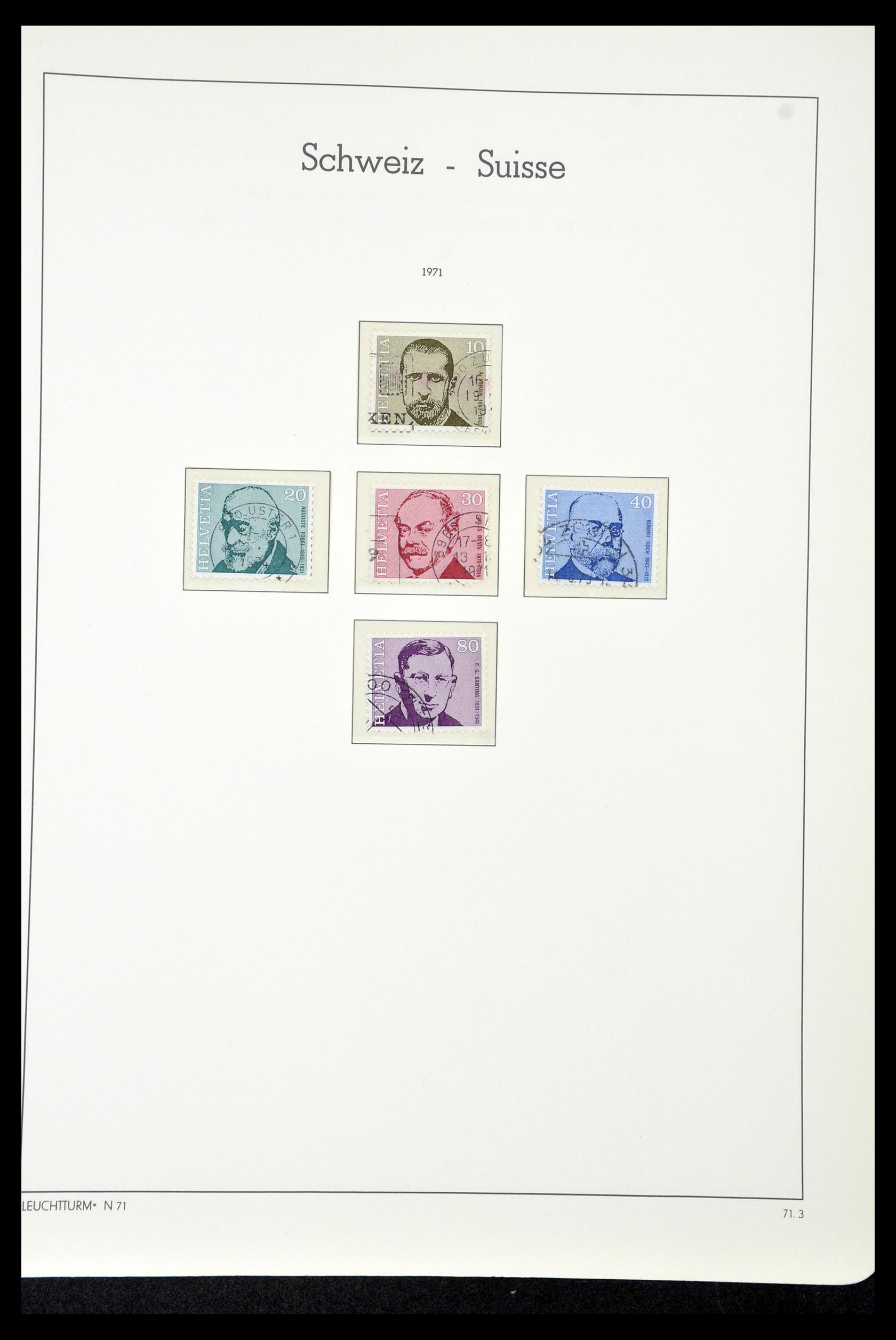 35030 066 - Stamp Collection 35030 Switzerland 1850-1997.