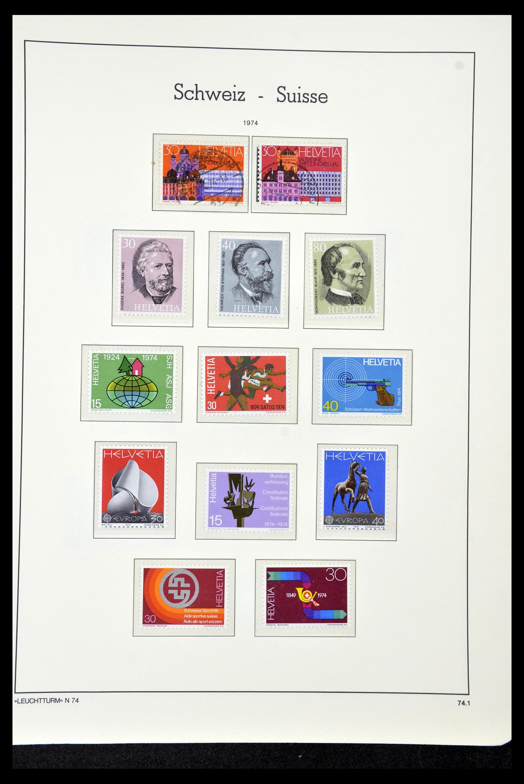 35030 070 - Stamp Collection 35030 Switzerland 1850-1997.