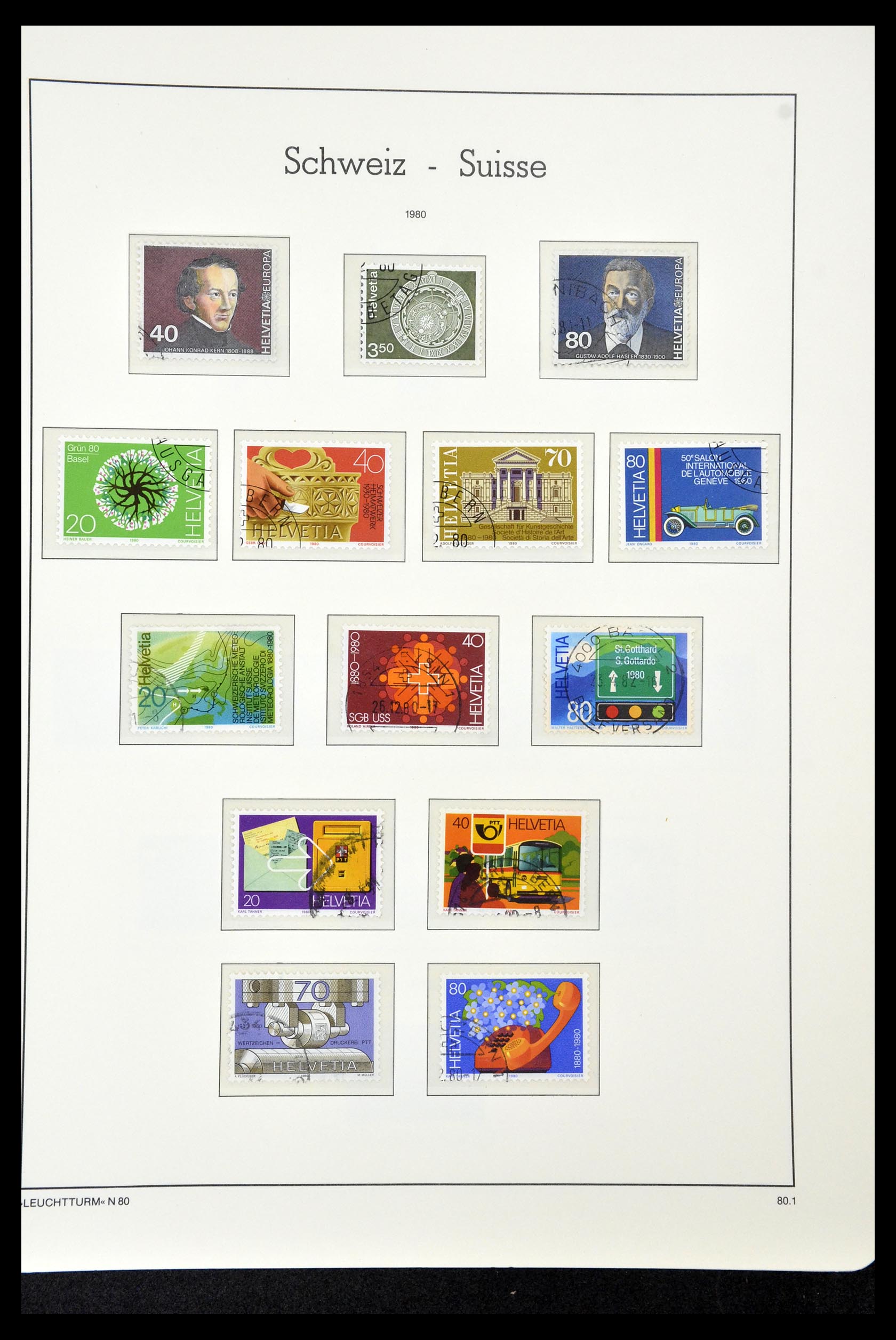 35030 073 - Stamp Collection 35030 Switzerland 1850-1997.